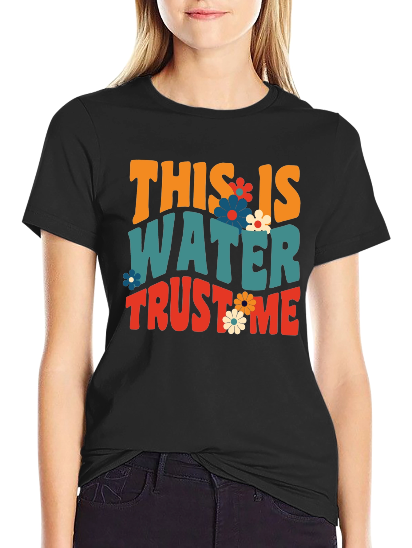 Retro This is Water Trust Me Graphic Tee