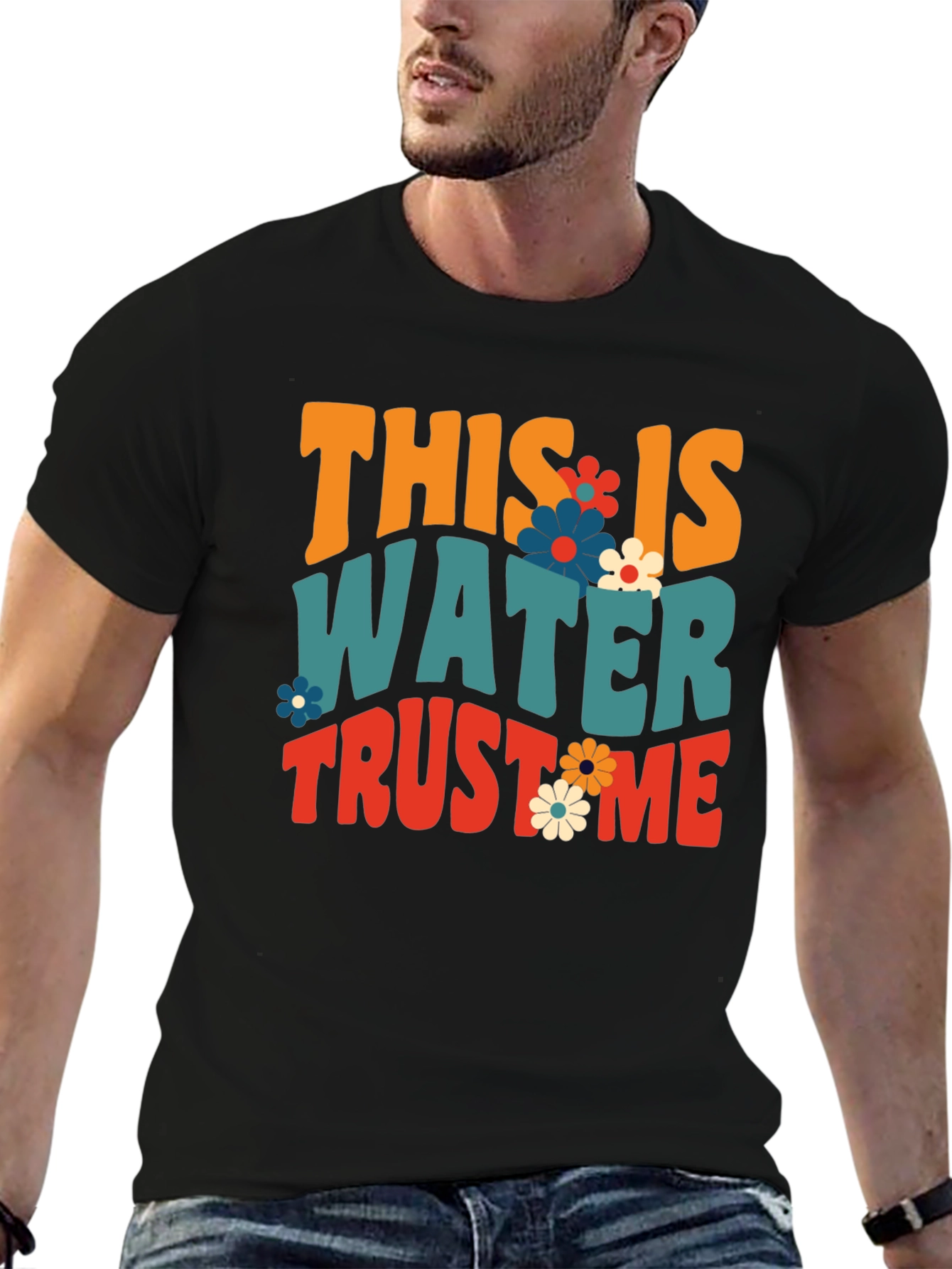 Retro This is Water Trust Me Graphic Tee