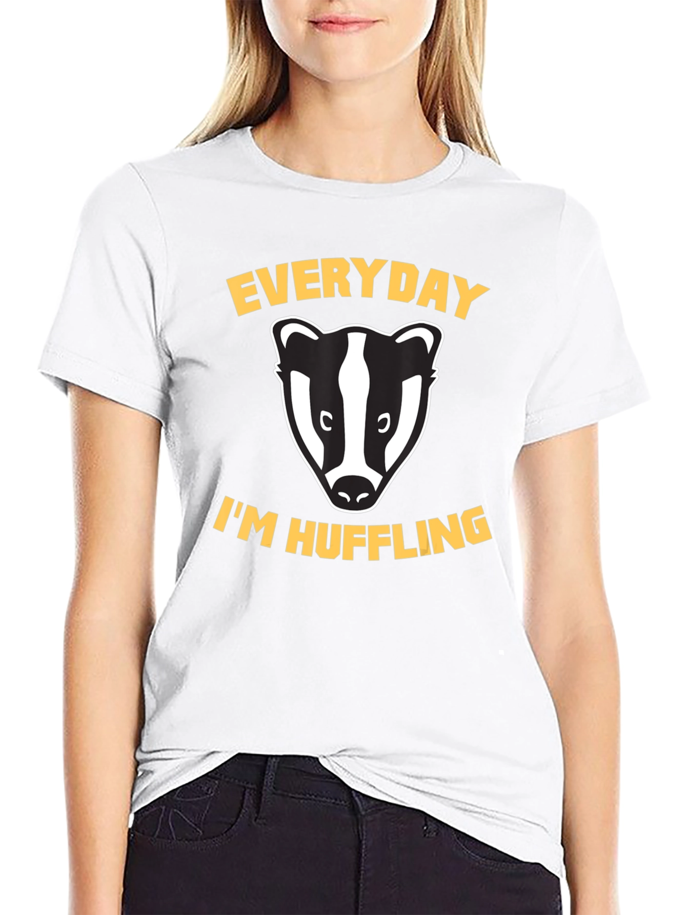 Everyday Im Hufflin Badger T-Shirt