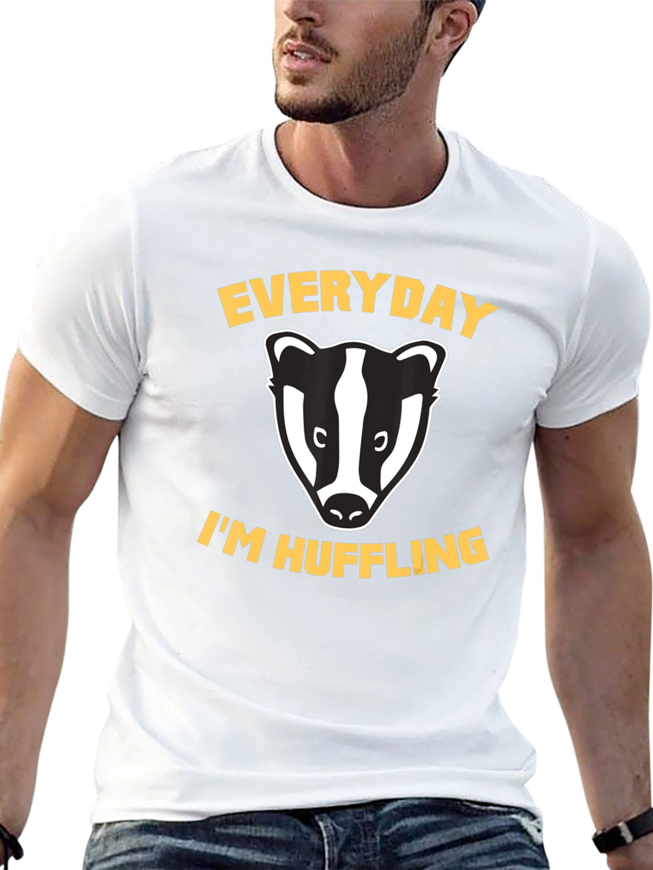 Everyday Im Hufflin Badger T-Shirt