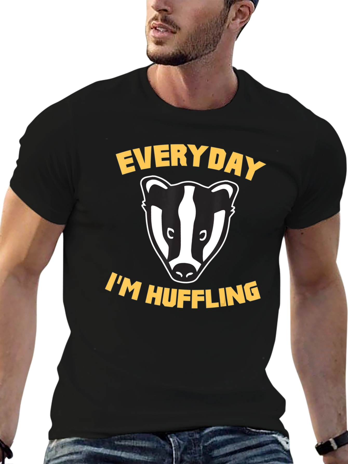 Everyday Im Hufflin Badger T-Shirt