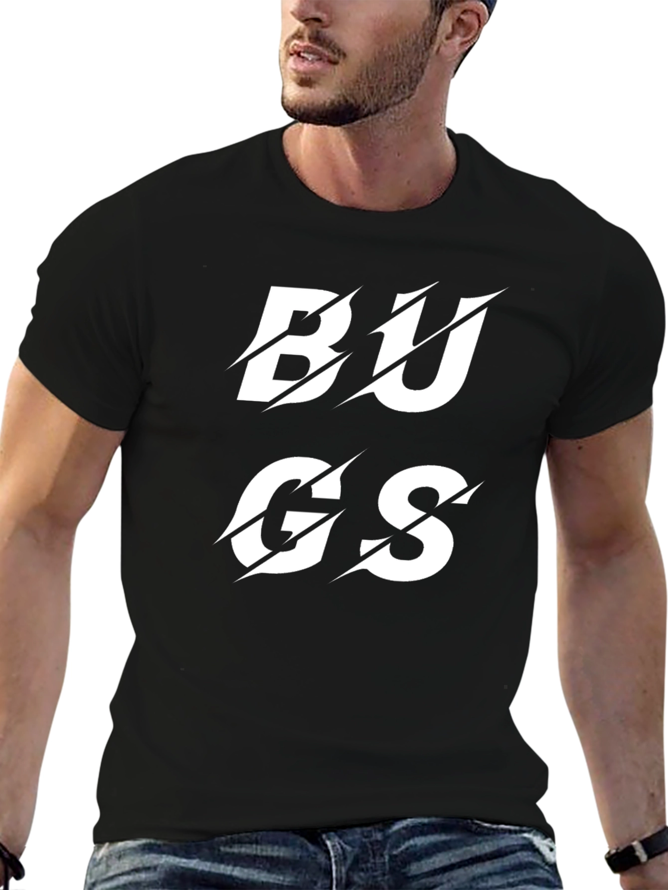 Bugs Slashed Graphic Tee - Cool & Edgy Design!