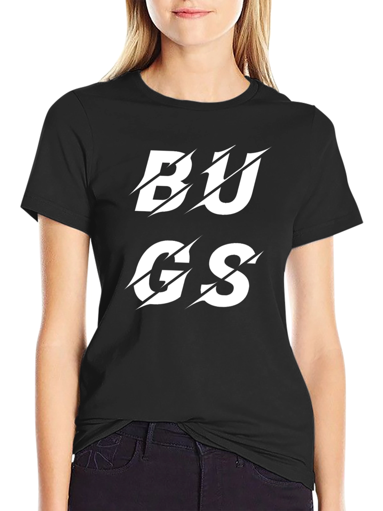 Bugs Slashed Graphic Tee - Cool & Edgy Design!