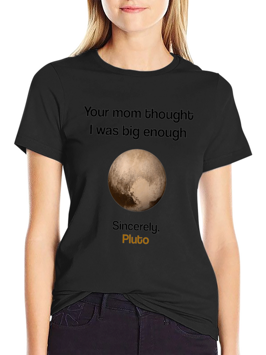 Plutos Revenge T-Shirt - Funny Space Pun Tee