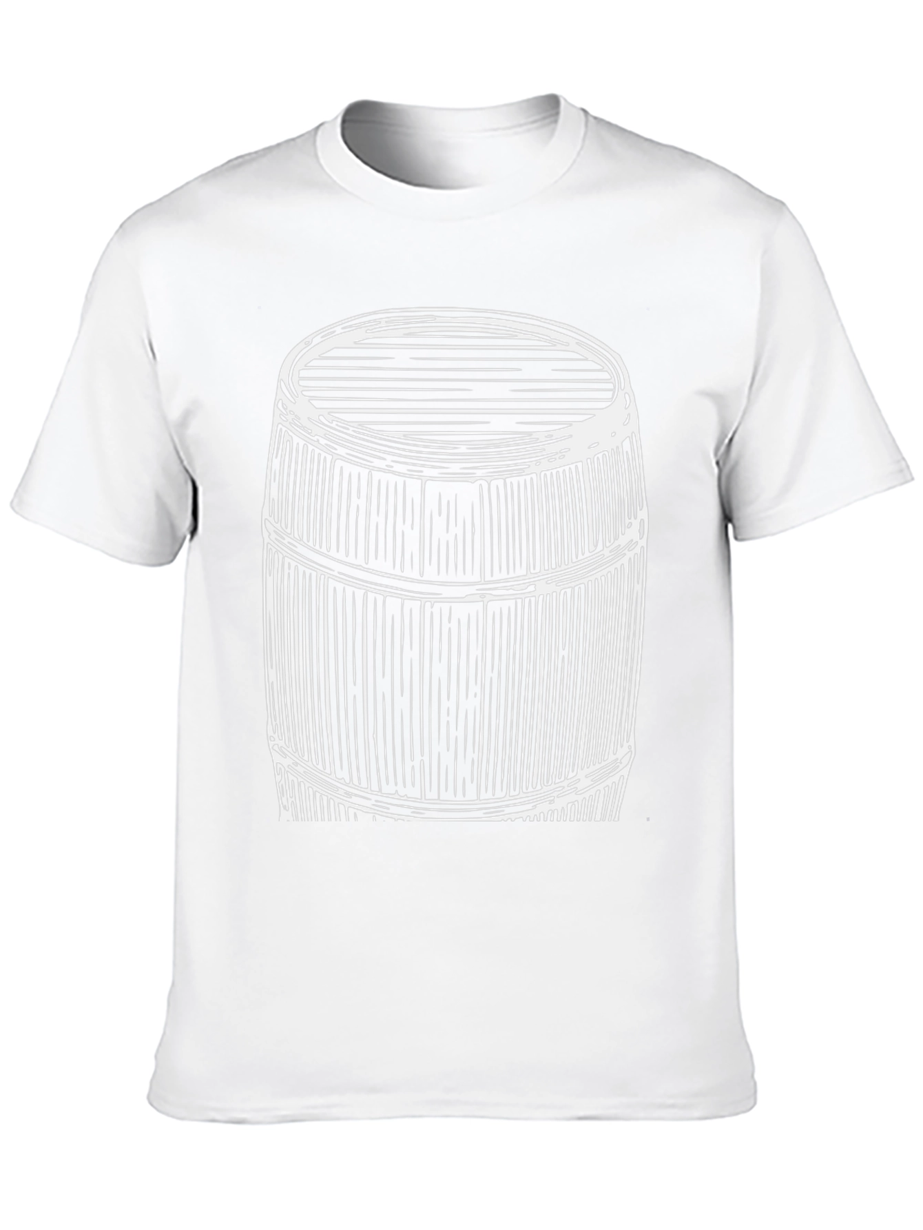 Barrel Graphic Black T-Shirt for Men