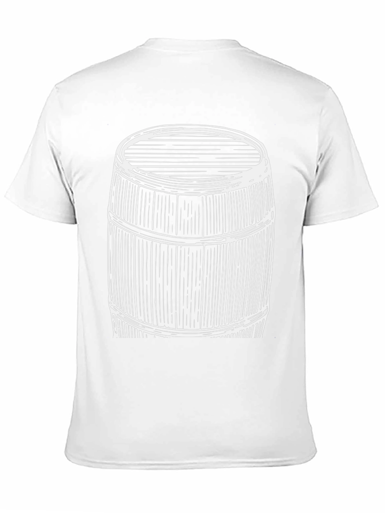 Barrel Graphic Black T-Shirt for Men