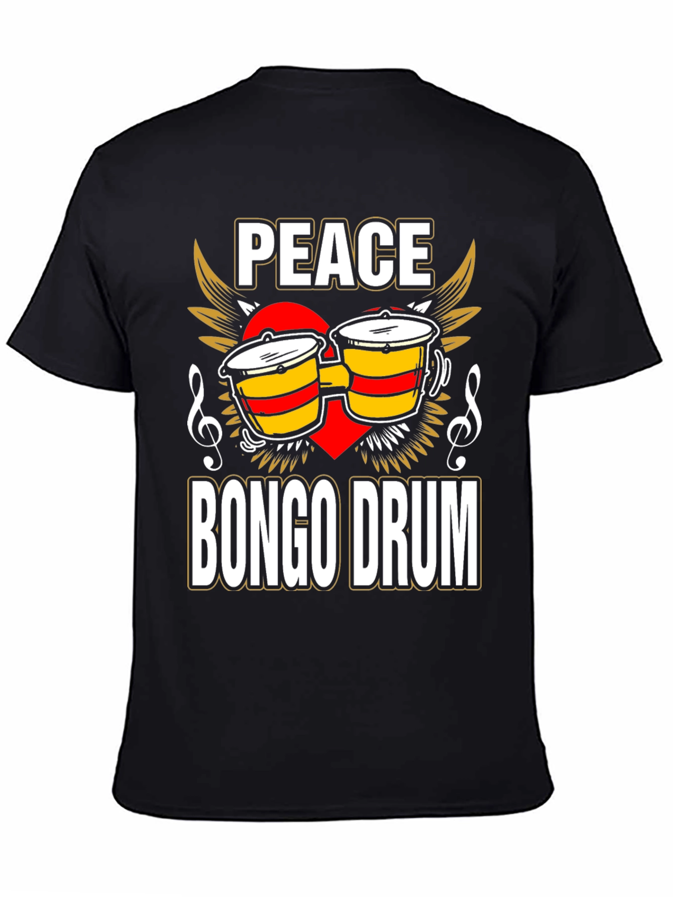 Peace Bongo Drum T-Shirt