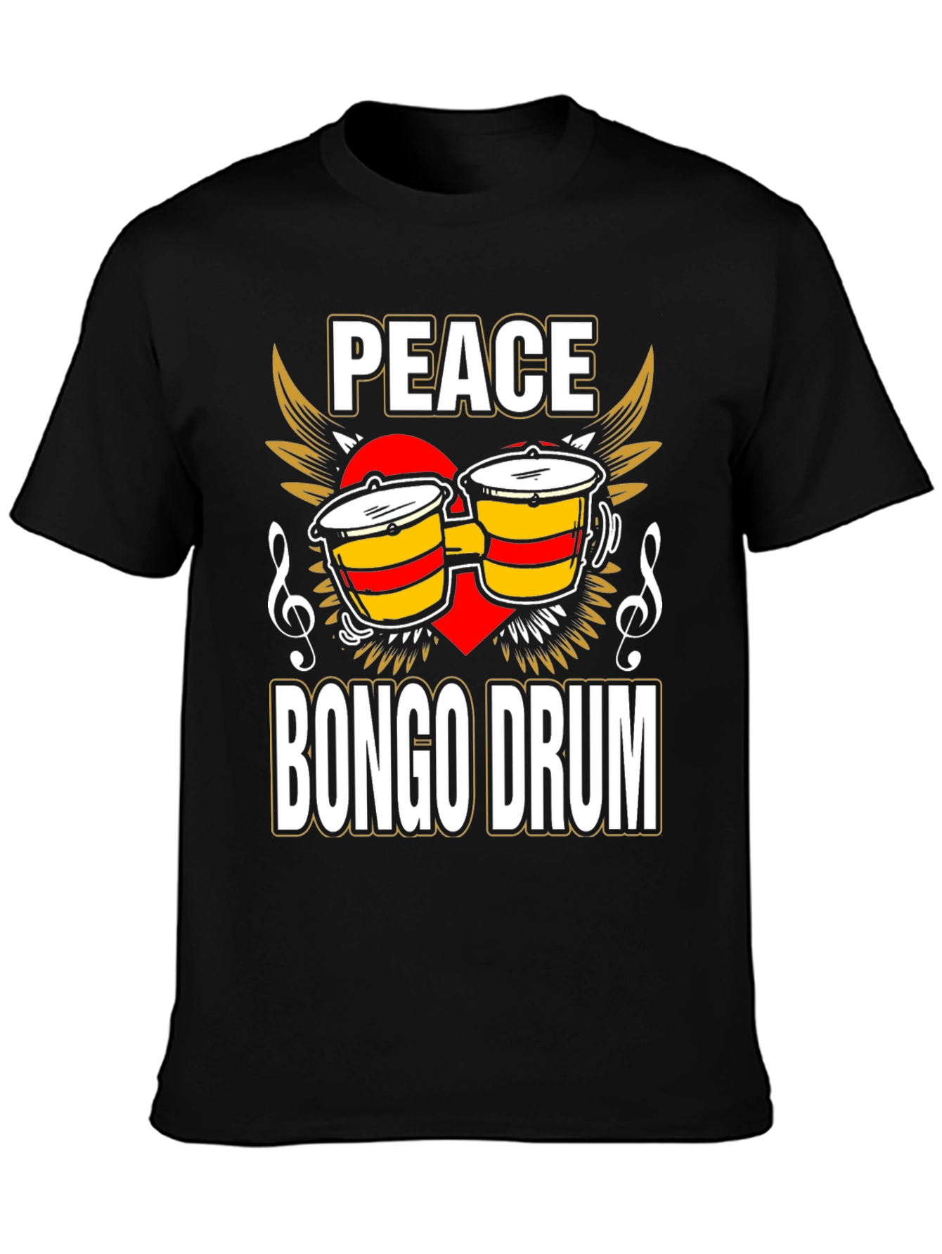 Peace Bongo Drum T-Shirt