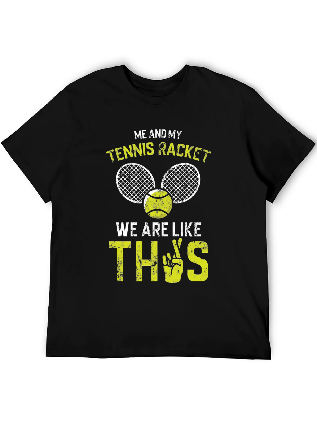 Tennis Racket Graphic T-Shirt