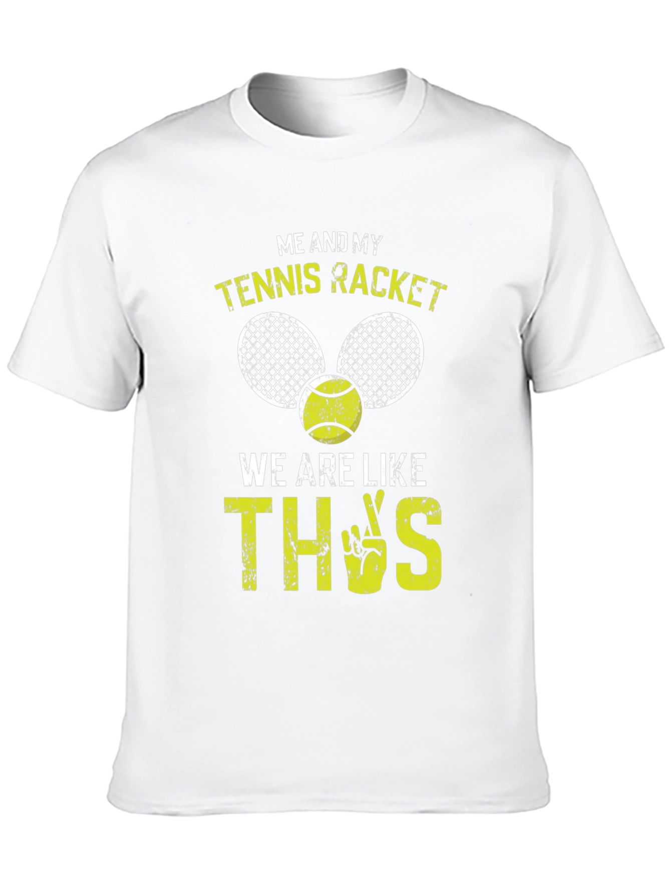 Tennis Racket Graphic T-Shirt