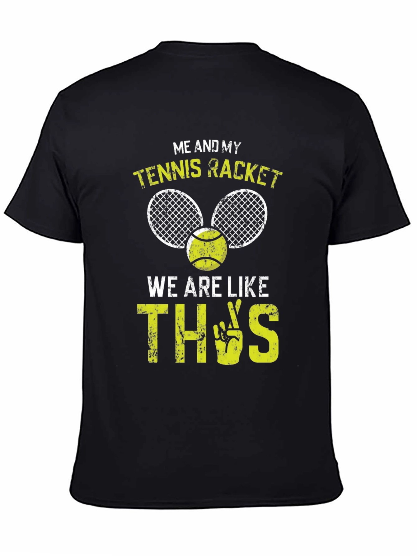 Tennis Racket Graphic T-Shirt
