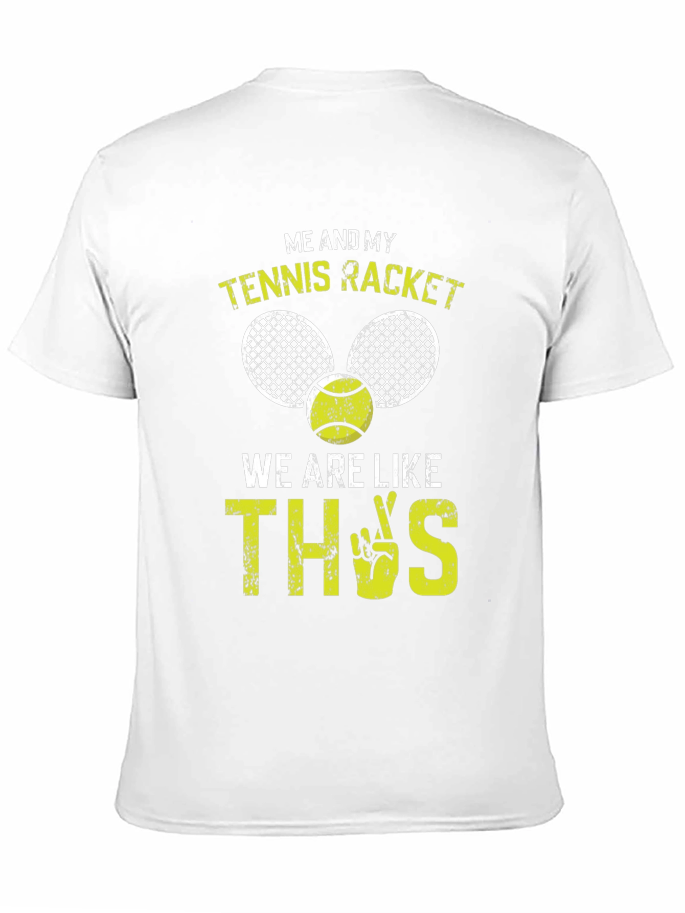 Tennis Racket Graphic T-Shirt