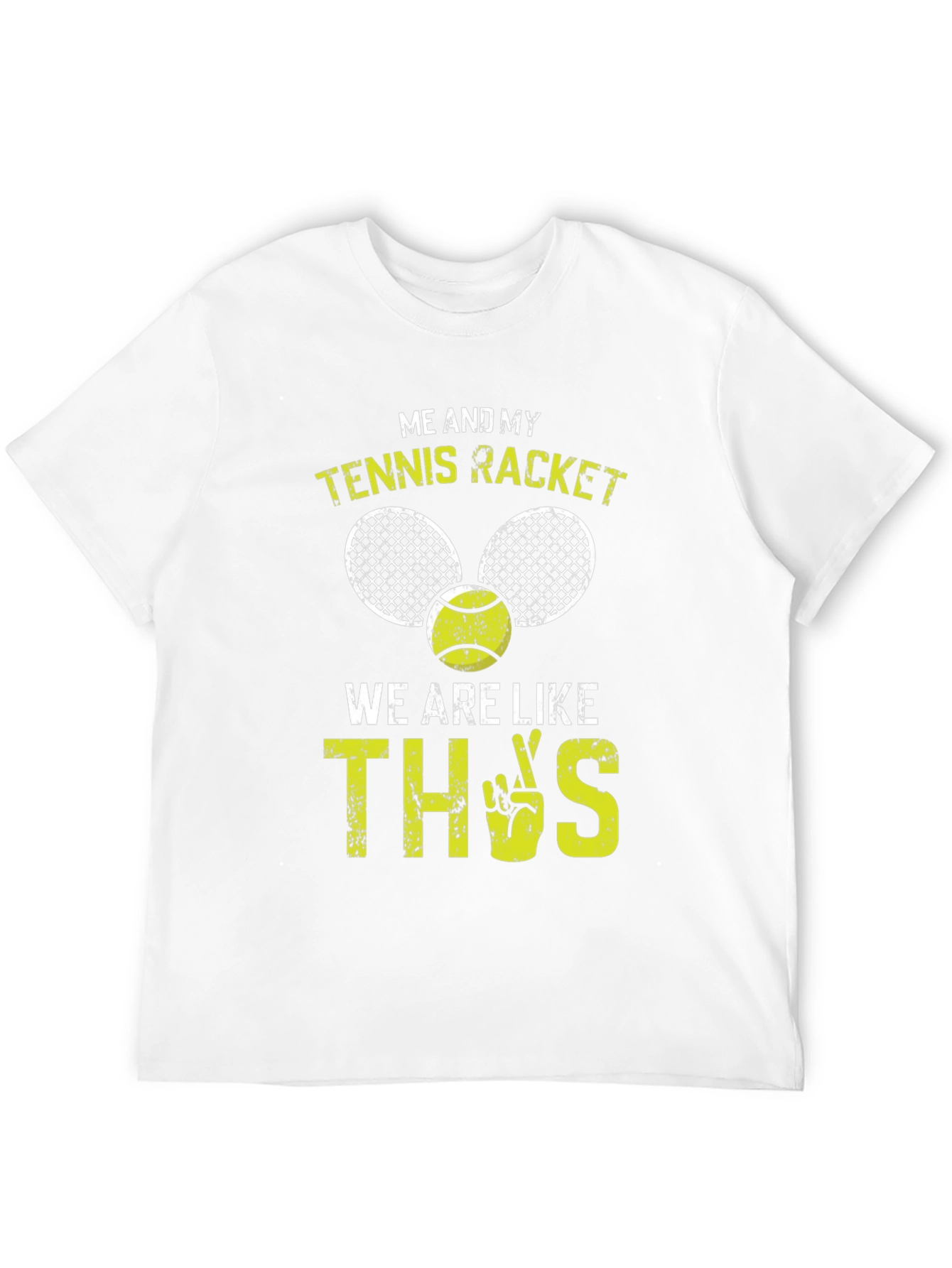 Tennis Racket Graphic T-Shirt
