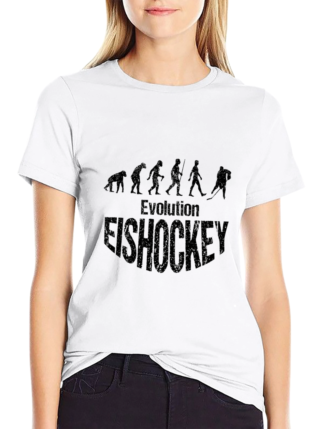 Evolution Eishockey Black T-Shirt