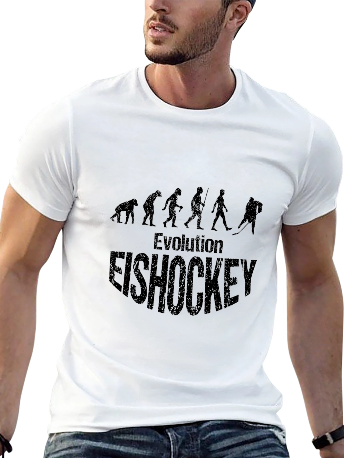 Evolution Eishockey Black T-Shirt