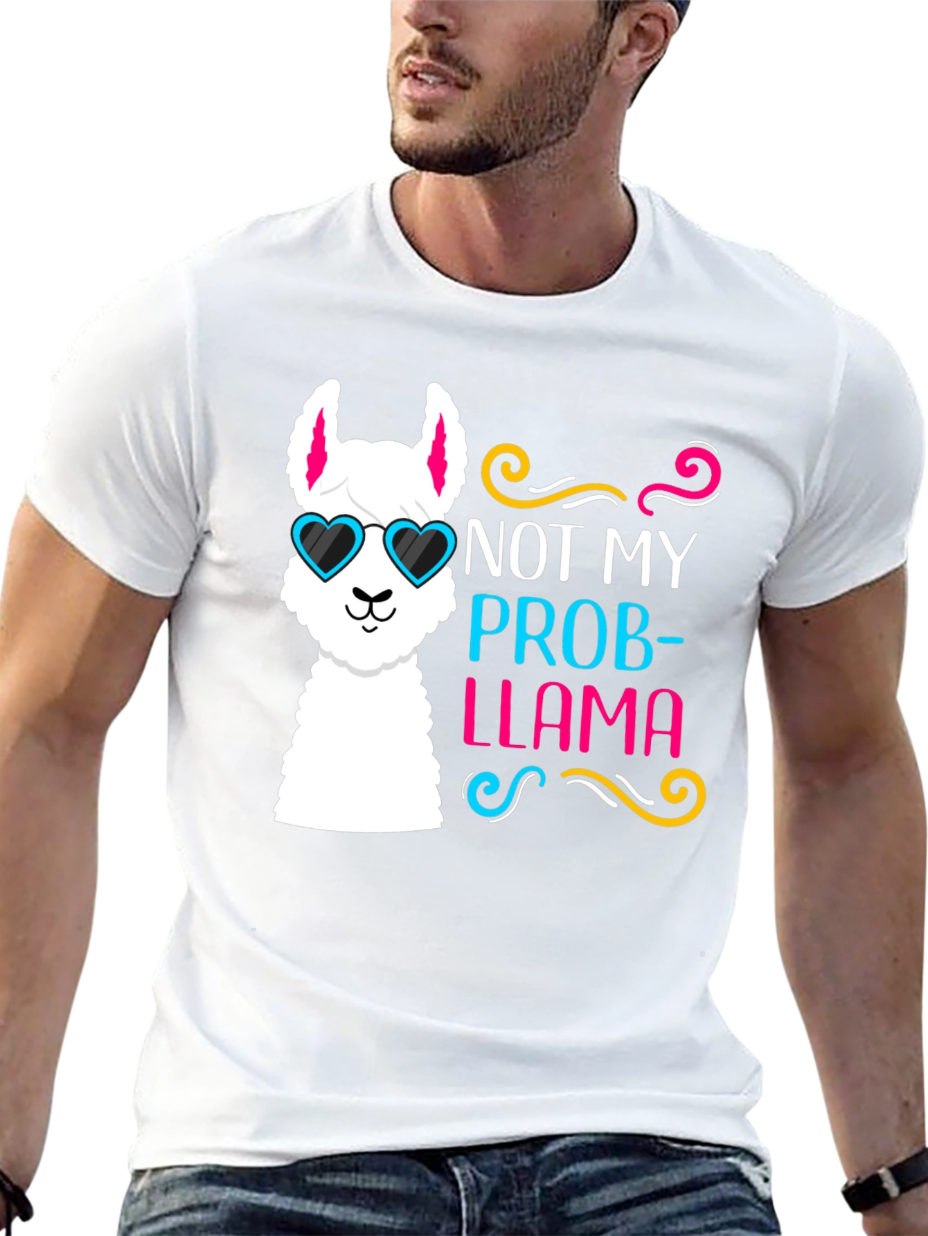 Not My Prob-Llama T-Shirt Funny Llama Tee