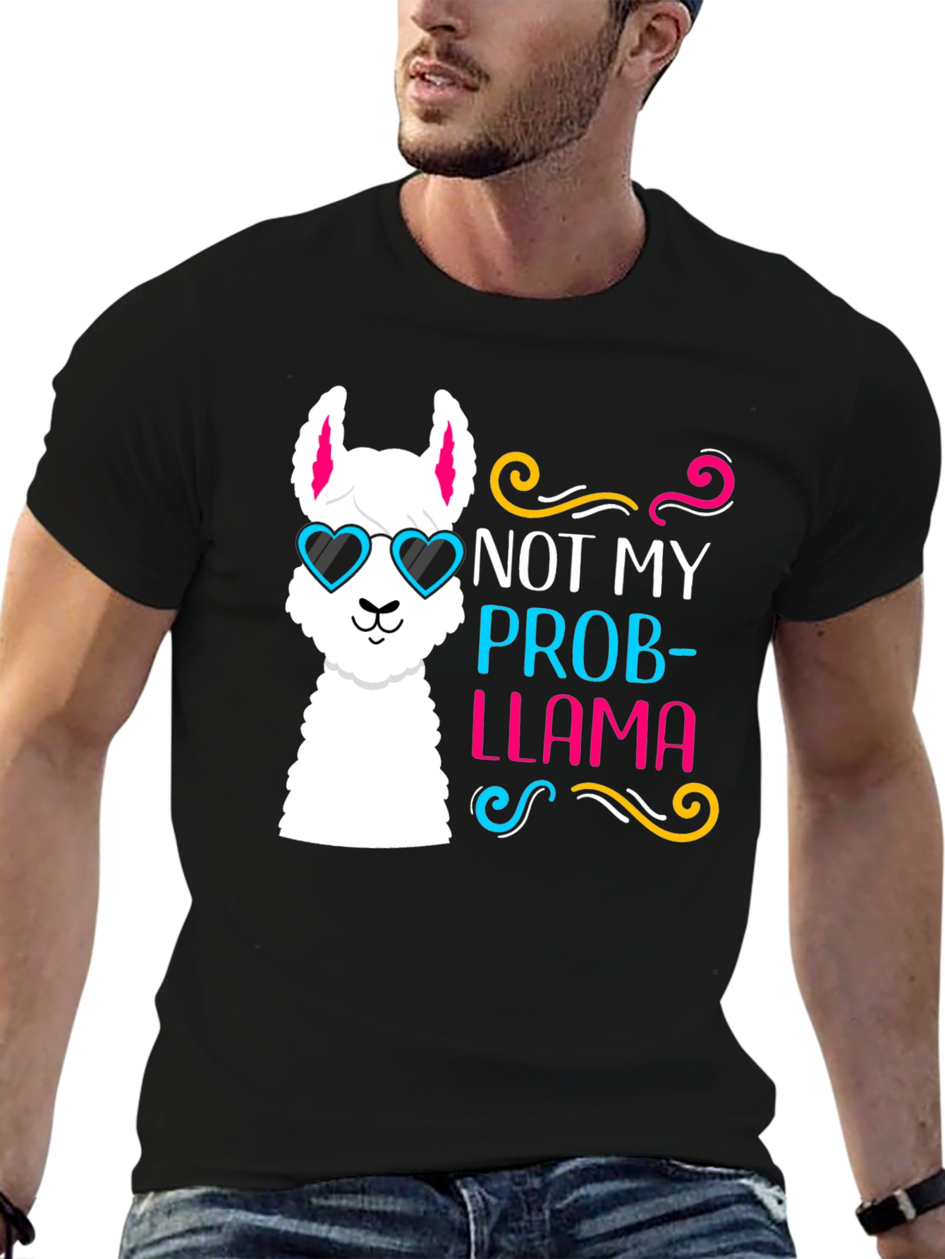 Not My Prob-Llama T-Shirt Funny Llama Tee