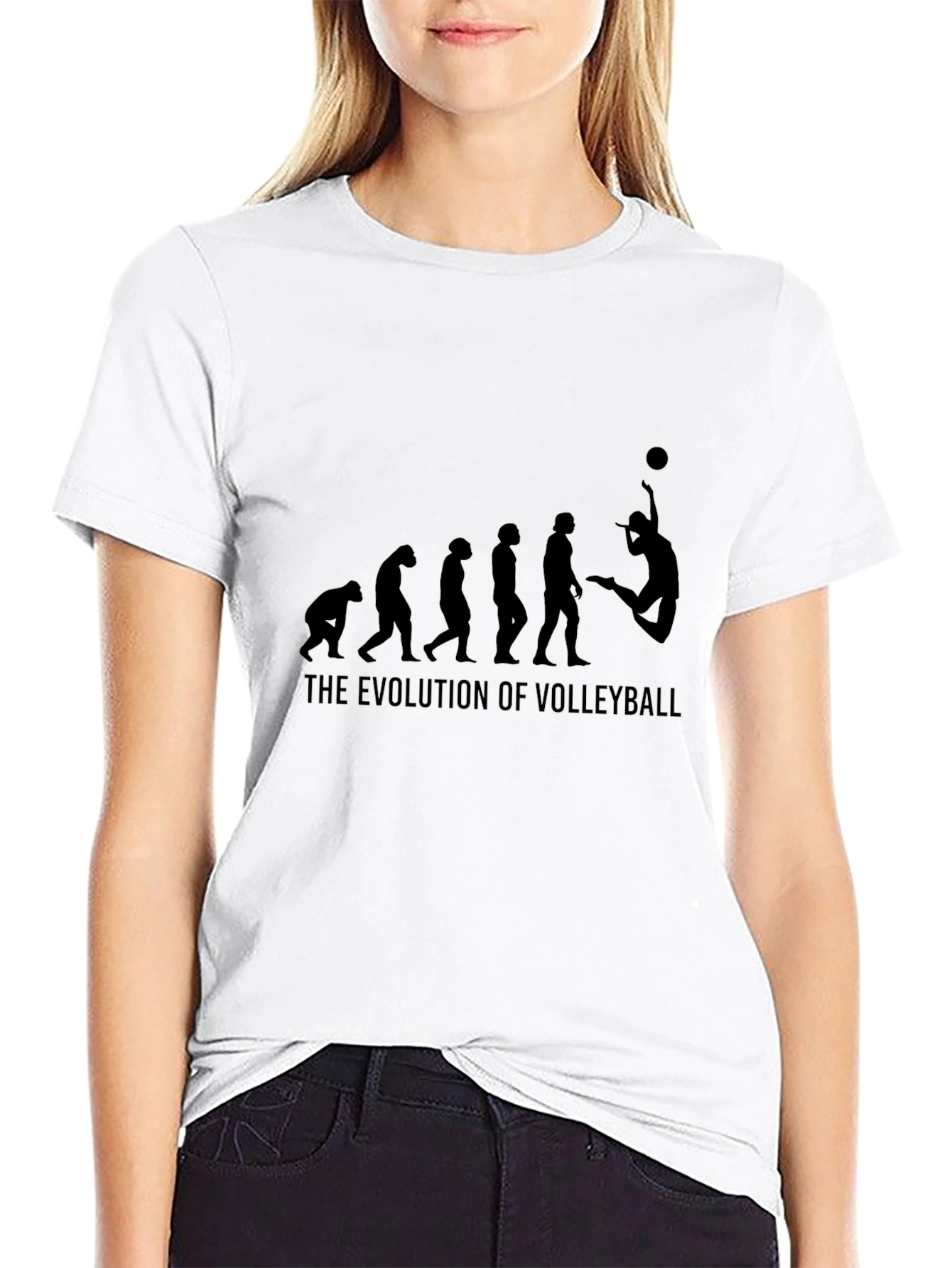Evolution of Volleyball Graphic Tee