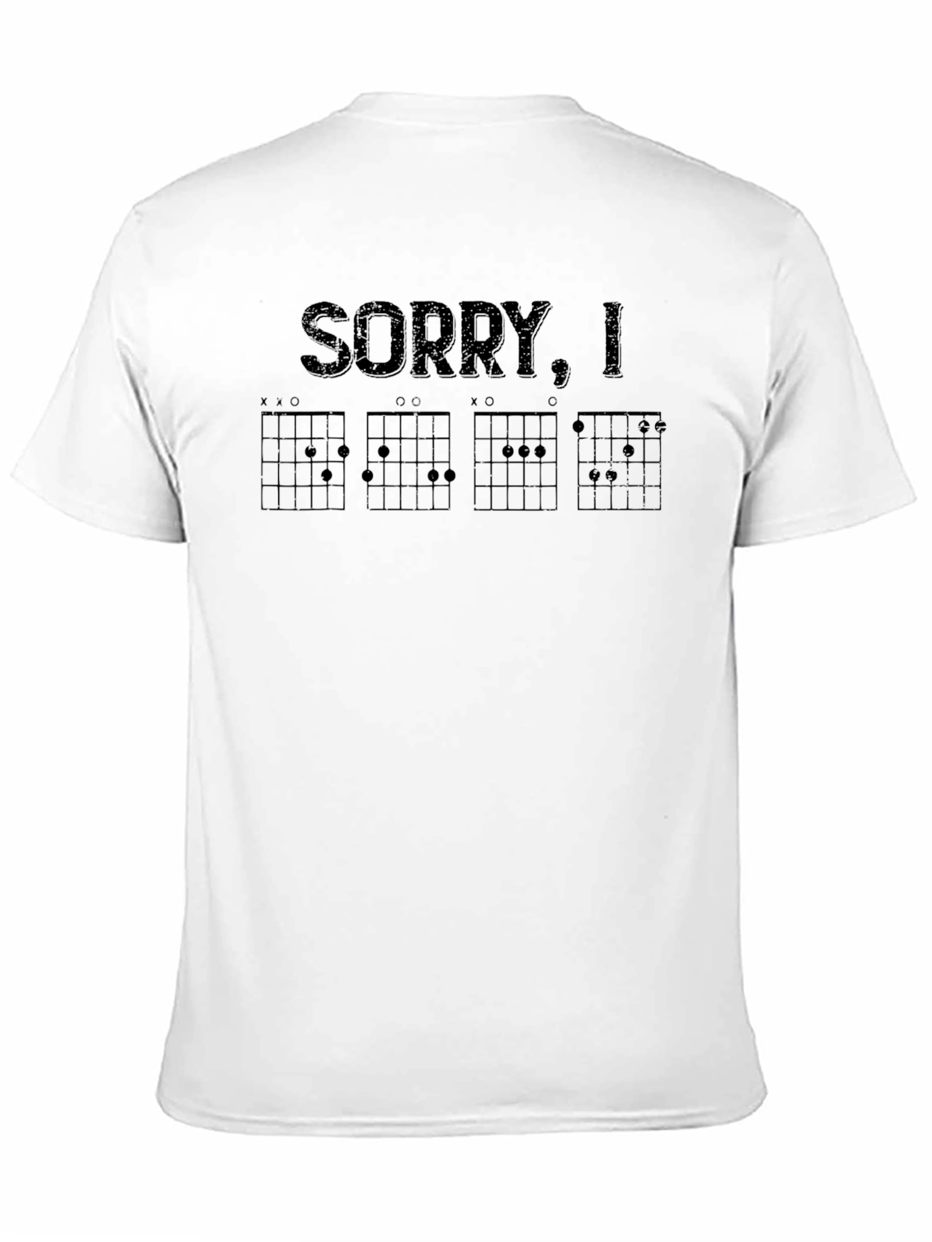 Sorry Im Late Guitar Chord T-Shirt