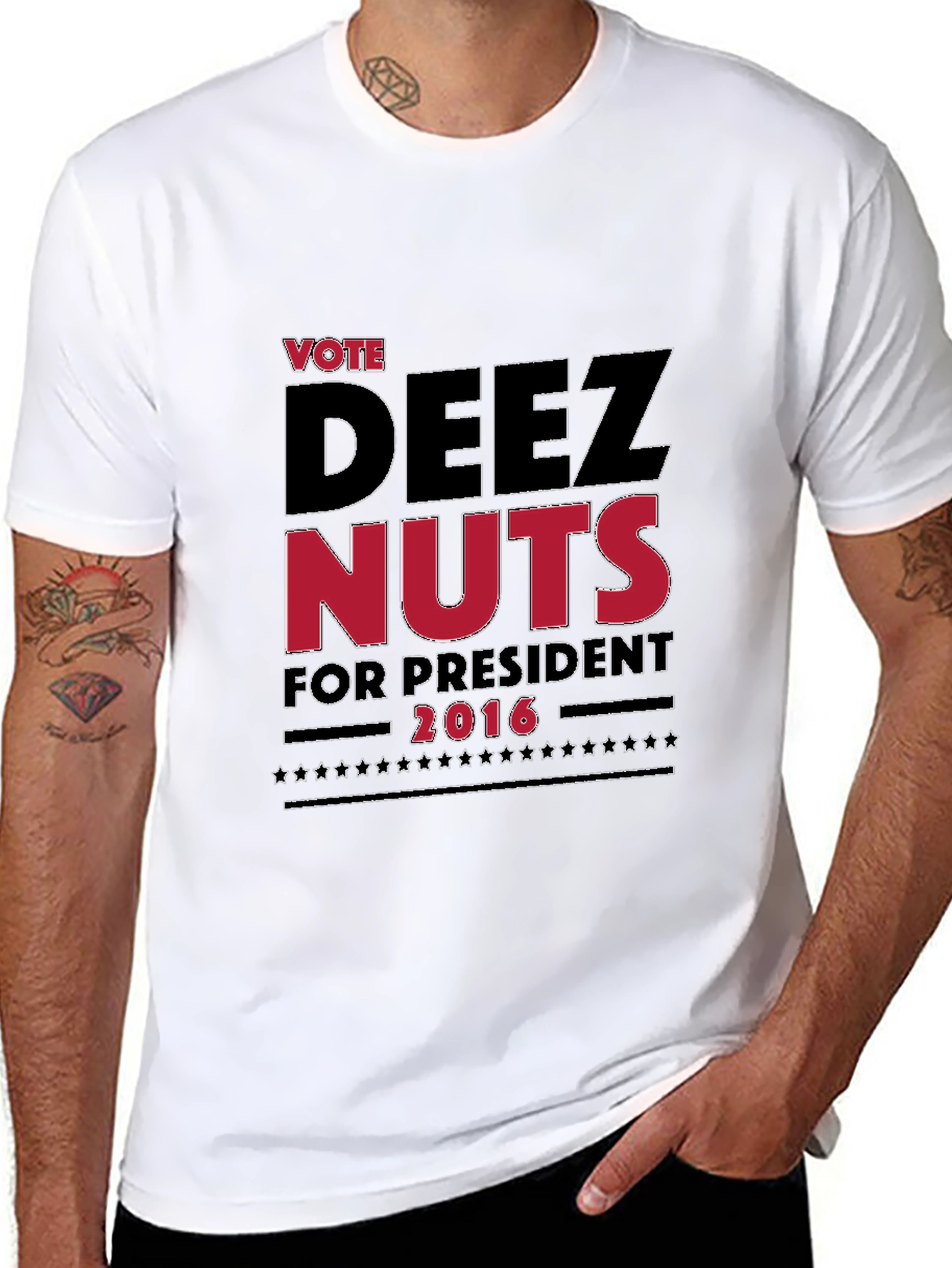 Vote Deez Nuts for President 2016 Funny T-Shirt