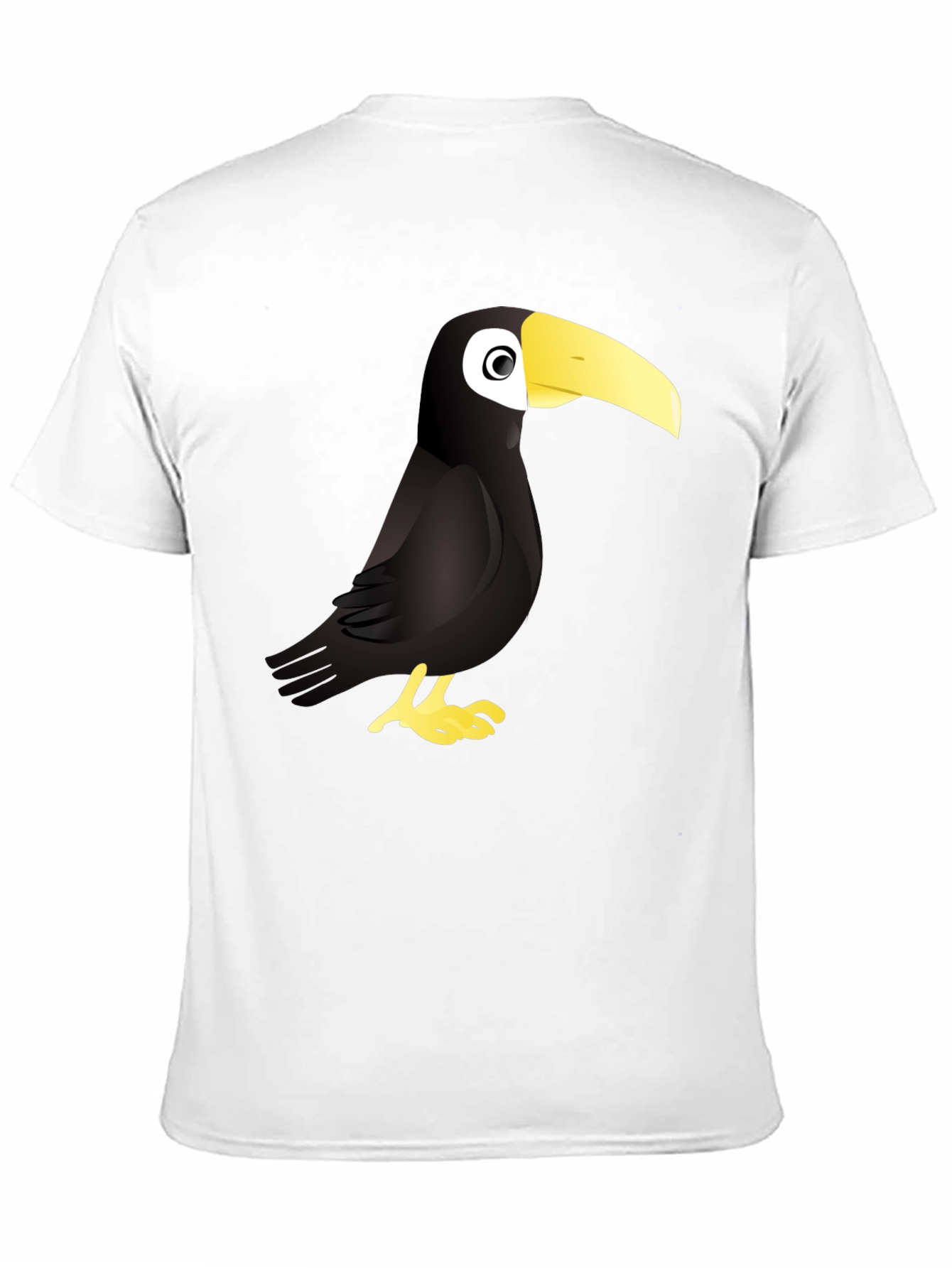 Toucan Graphic Black T-Shirt - Cool Bird Tee