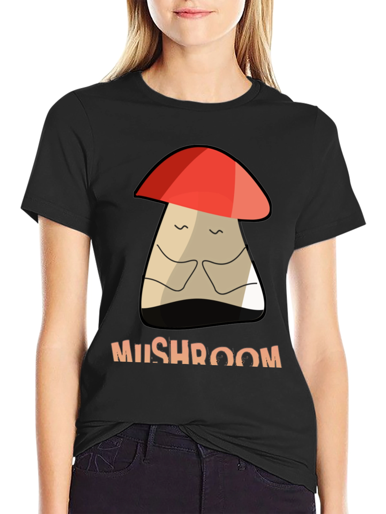 Mushroom Graphic Tee - Unisex Cotton T-Shirt