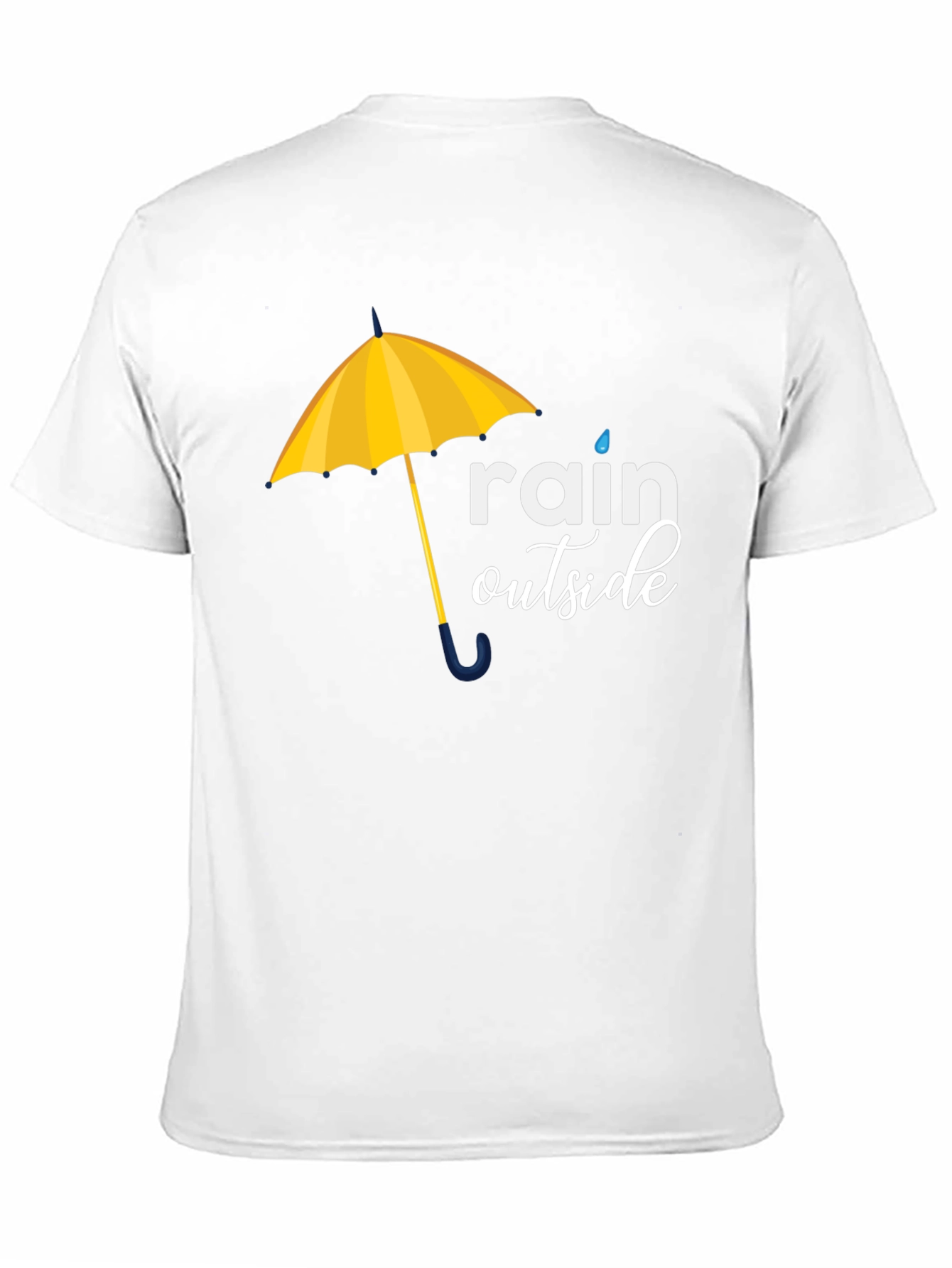 Rain Outside Graphic Tee - Black
