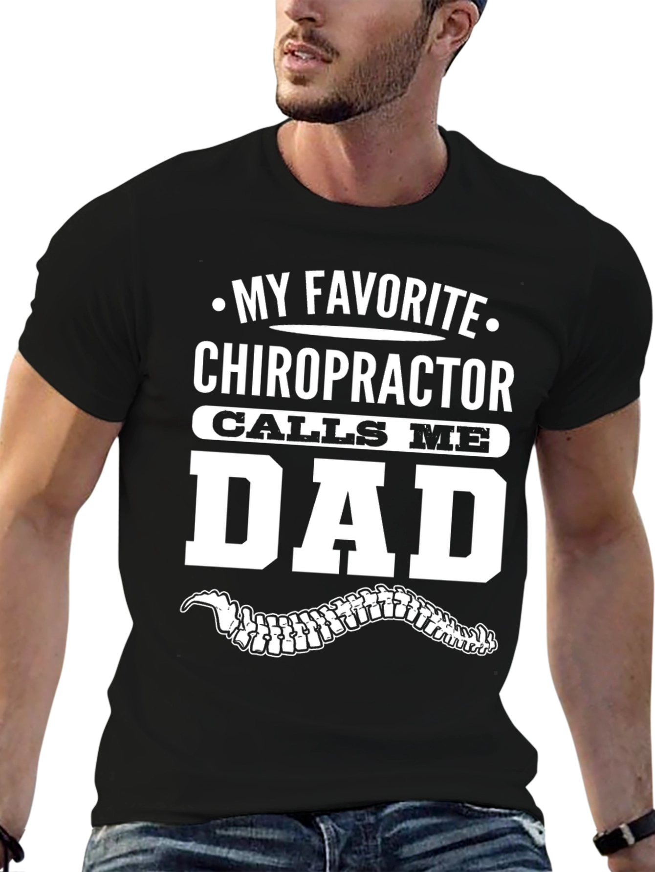 Chiropractor Dad T-Shirt - Novelty Gift