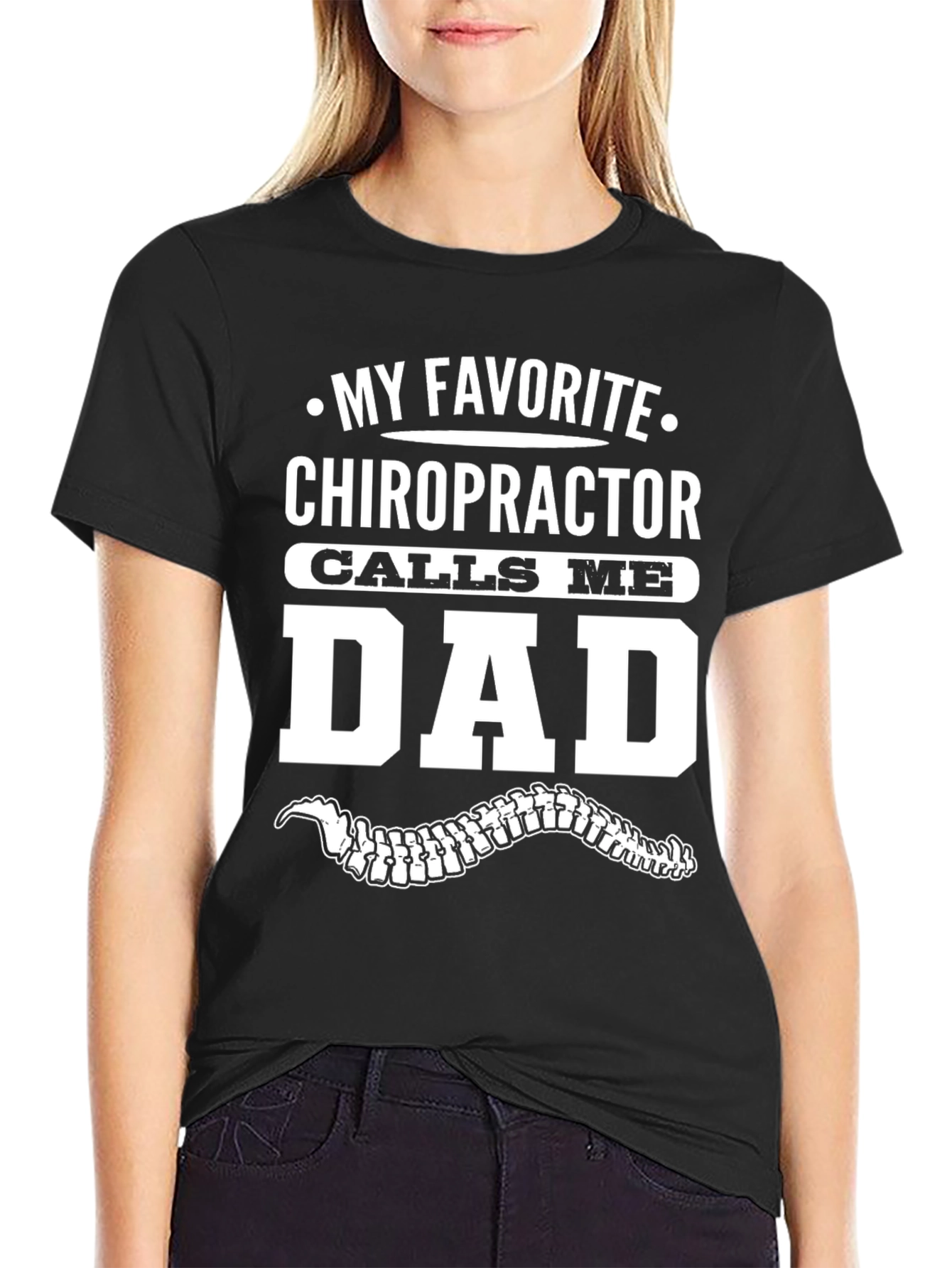 Chiropractor Dad T-Shirt - Novelty Gift