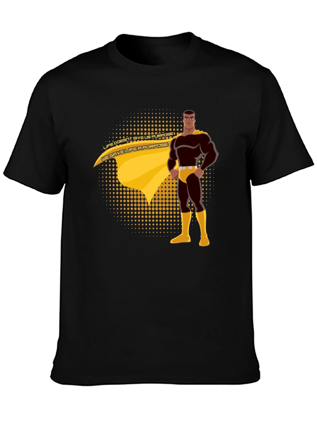 Purpose Driven Superhero Graphic T-Shirt