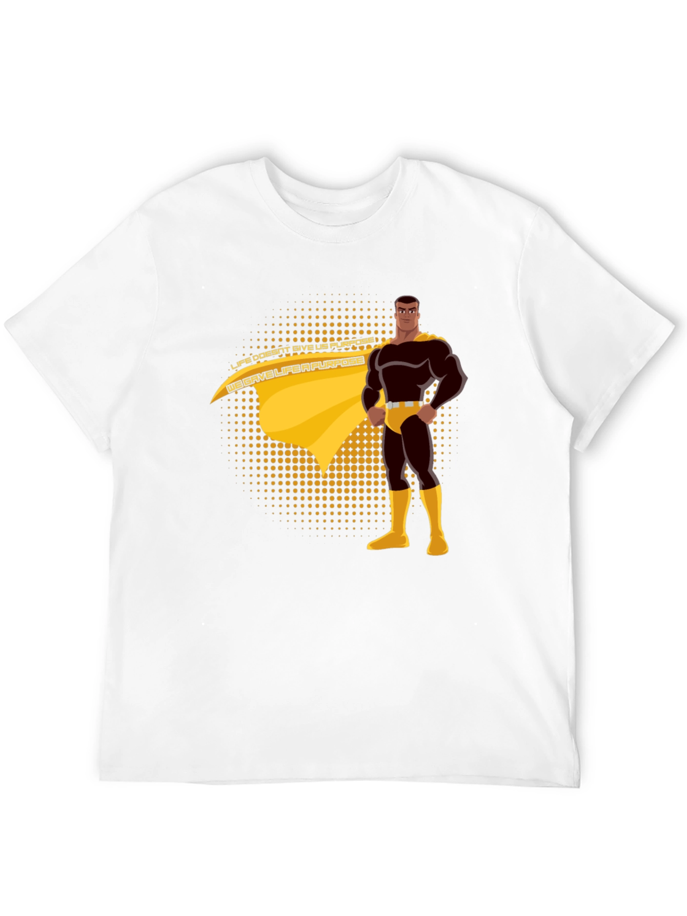 Purpose Driven Superhero Graphic T-Shirt