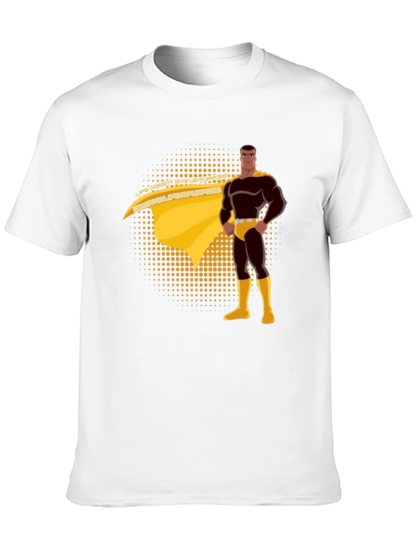 Purpose Driven Superhero Graphic T-Shirt
