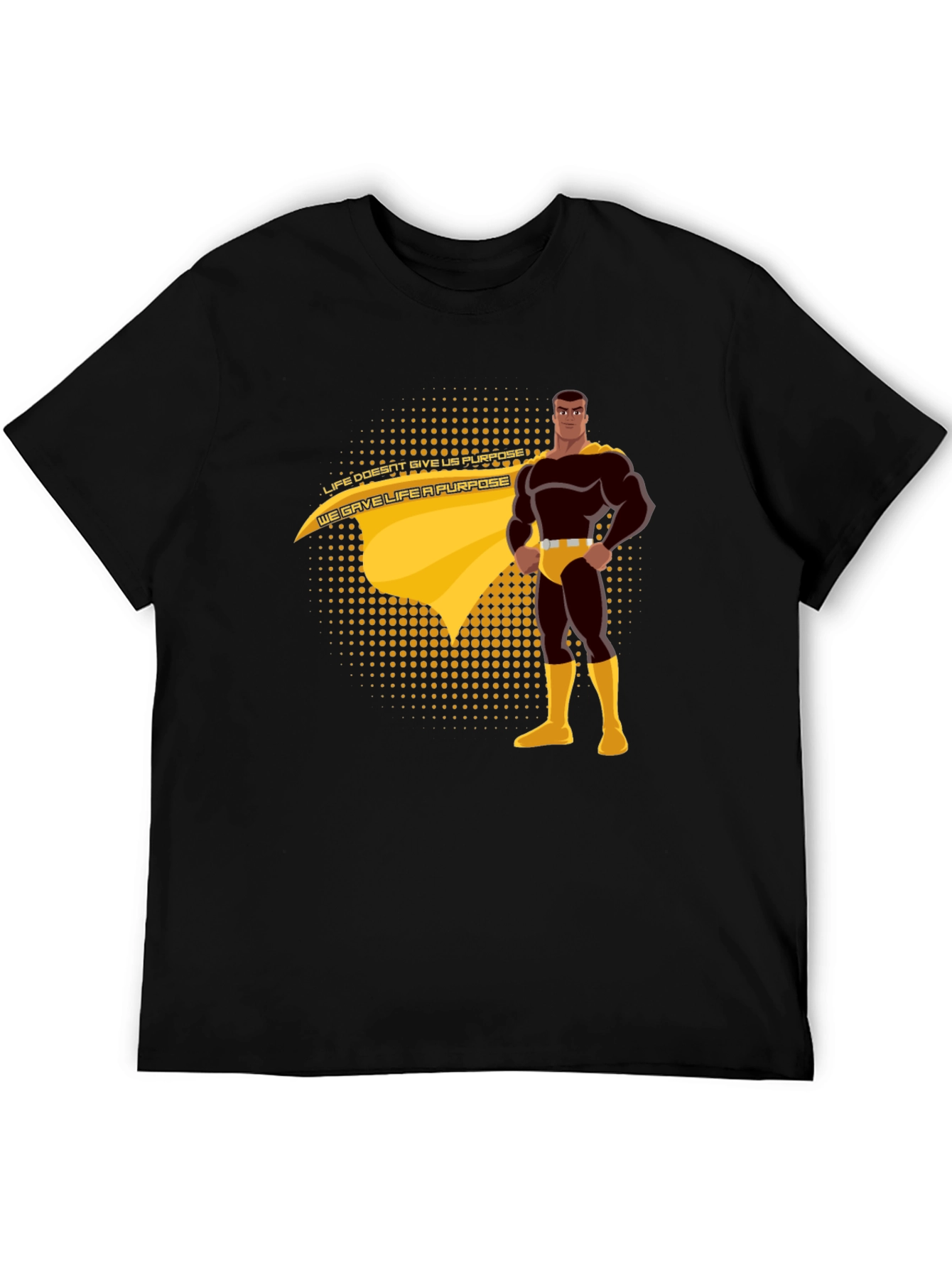 Purpose Driven Superhero Graphic T-Shirt