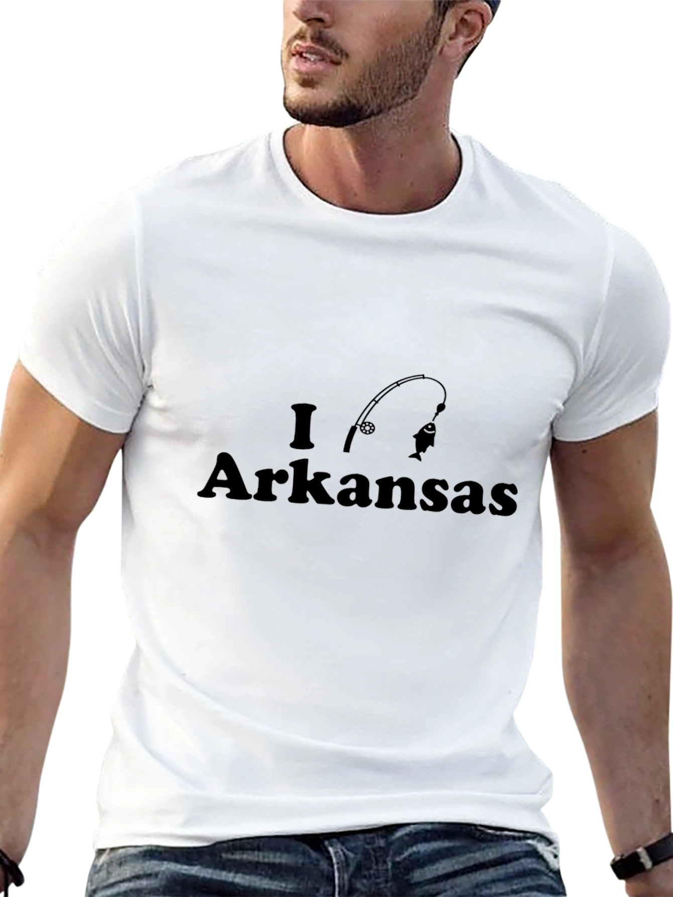 I Heart Arkansas Fishing T-Shirt