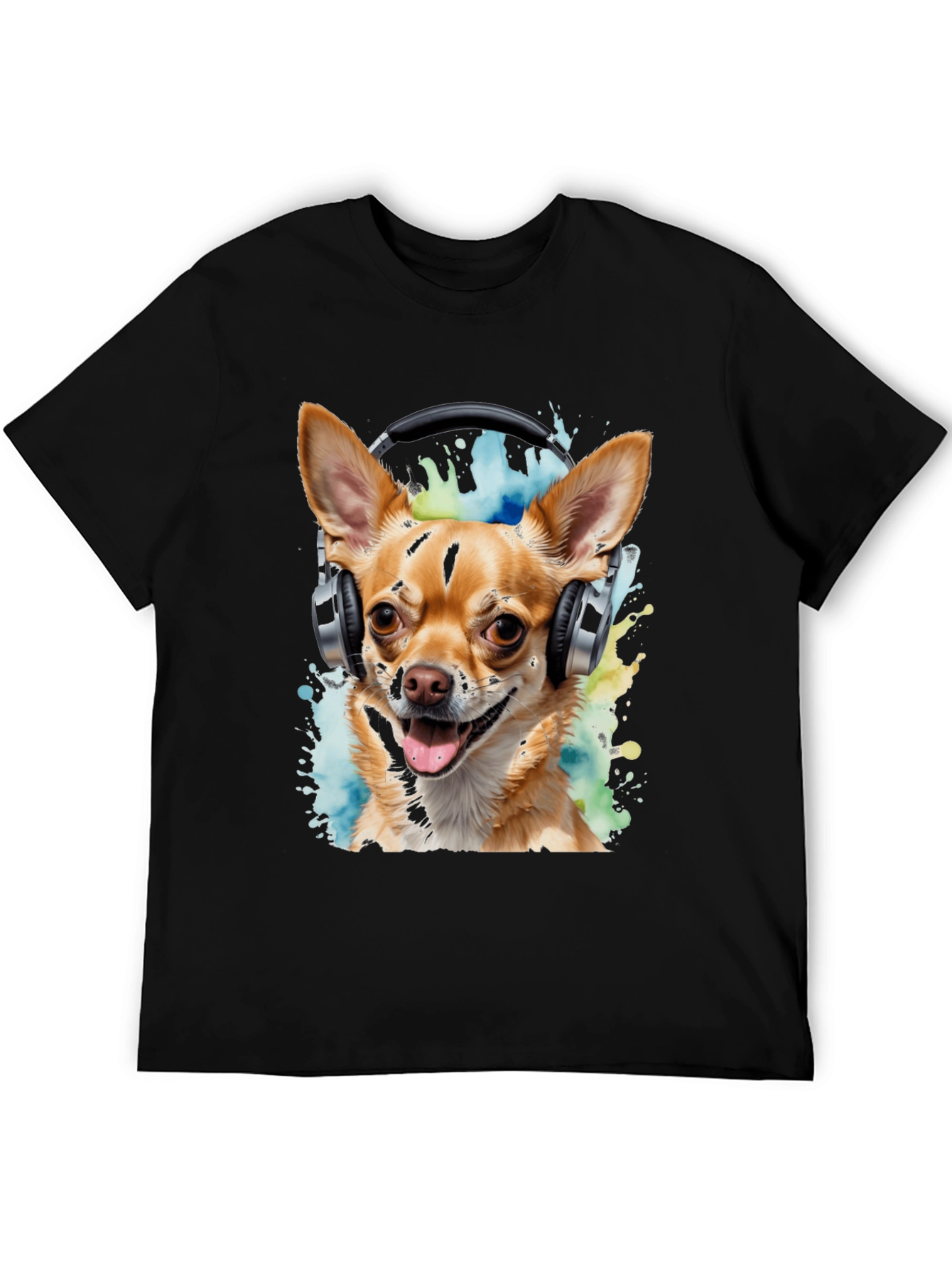 Dog DJ Graphic T-Shirt
