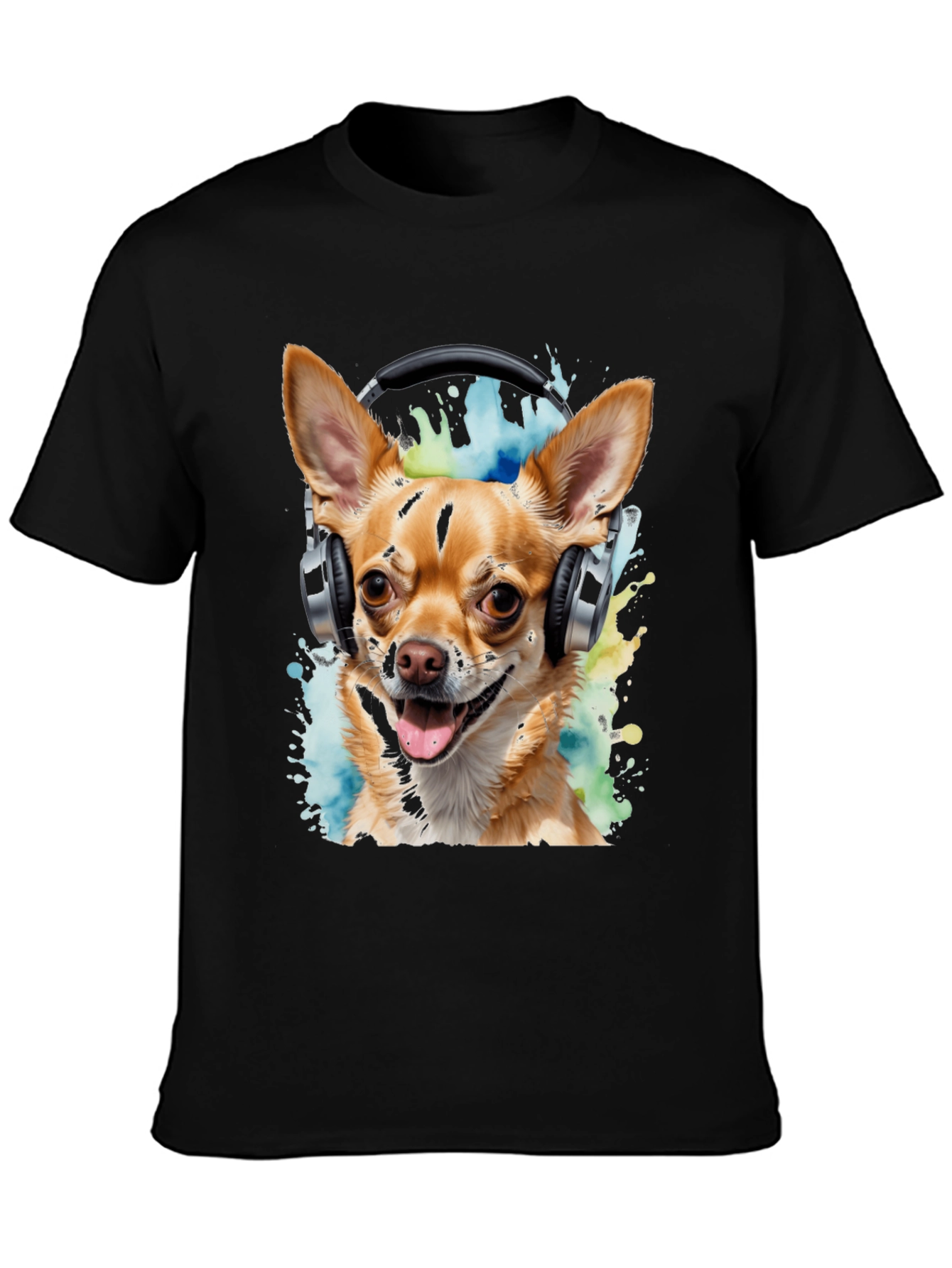 Dog DJ Graphic T-Shirt
