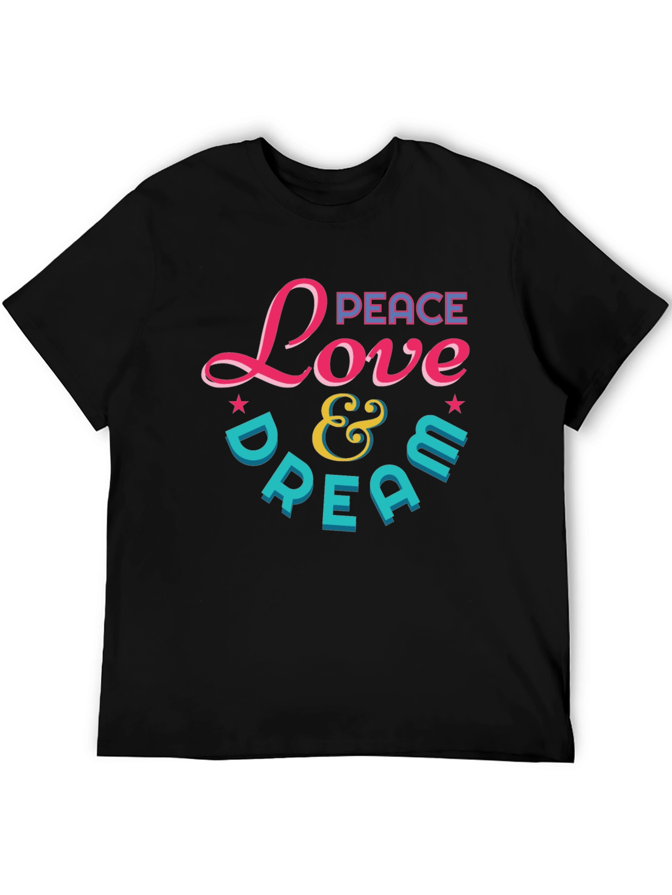 Peace Love & Dream Graphic T-Shirt