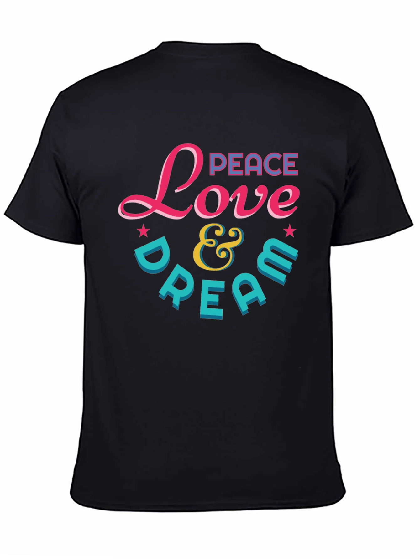 Peace Love & Dream Graphic T-Shirt