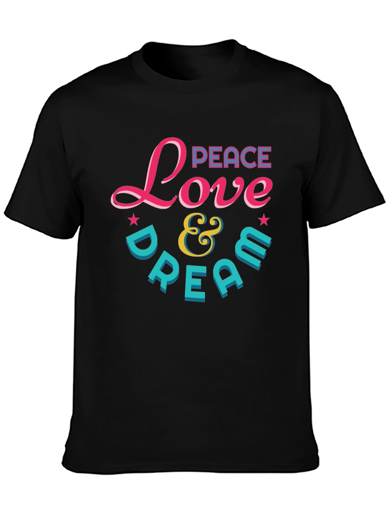 Peace Love & Dream Graphic T-Shirt