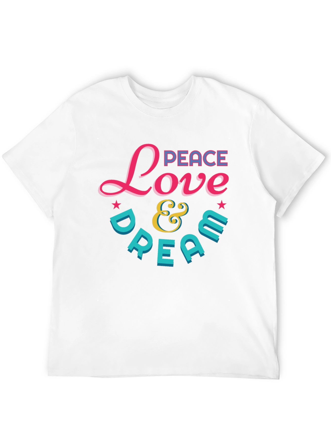 Peace Love & Dream Graphic T-Shirt
