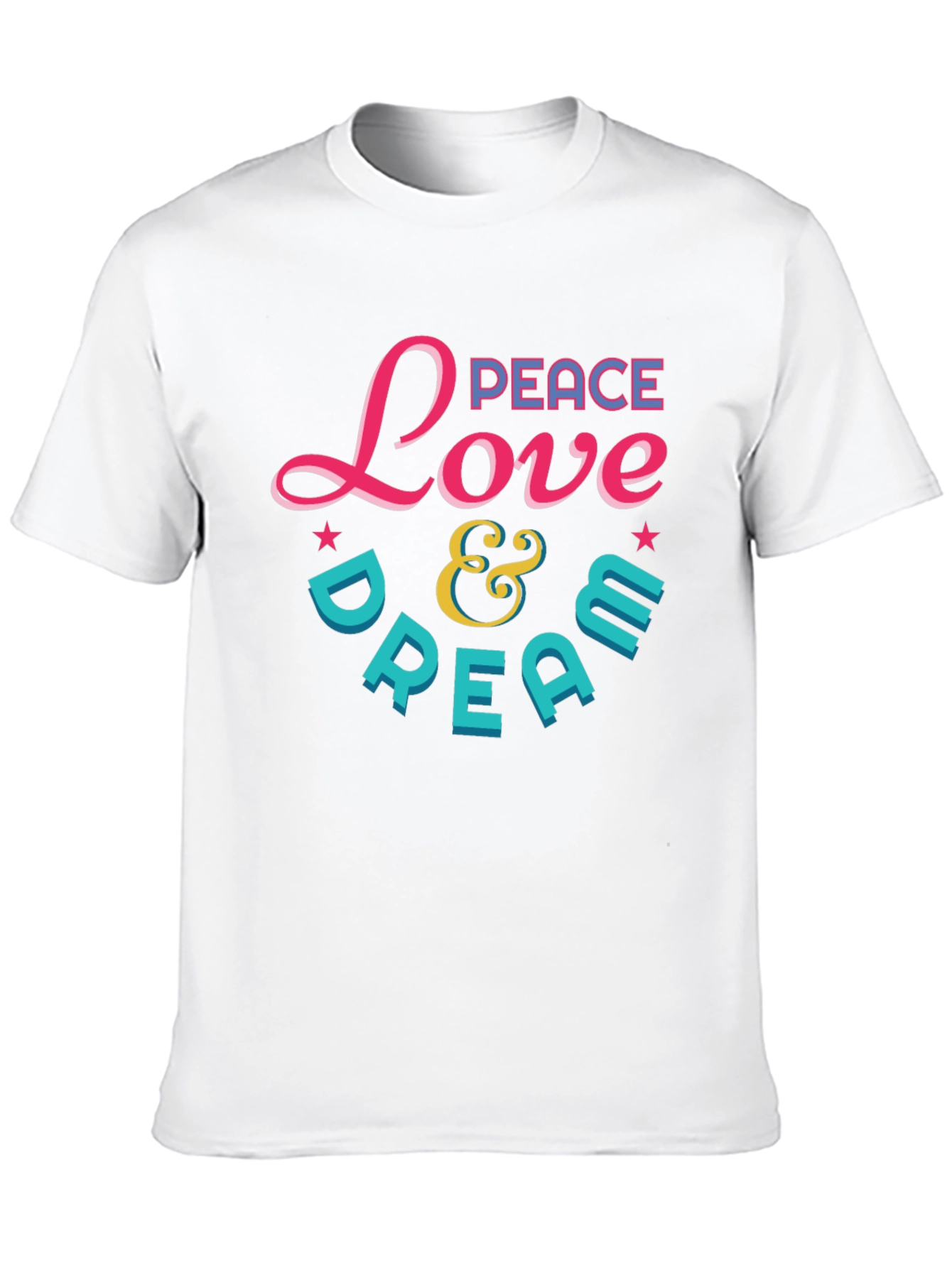Peace Love & Dream Graphic T-Shirt