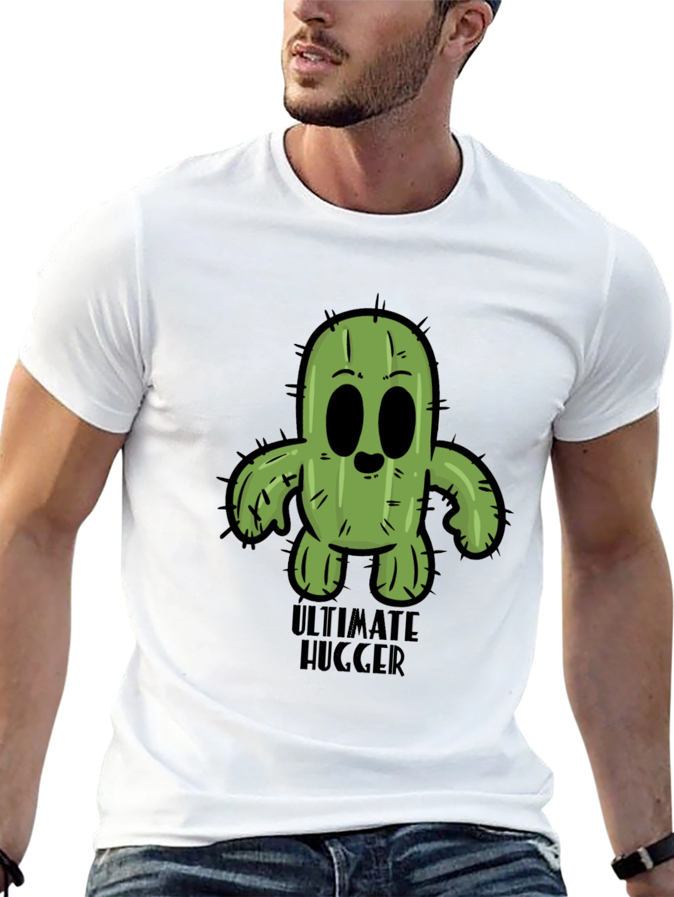 Ultimate Hugger Cactus T-Shirt - Soft & Comfy!