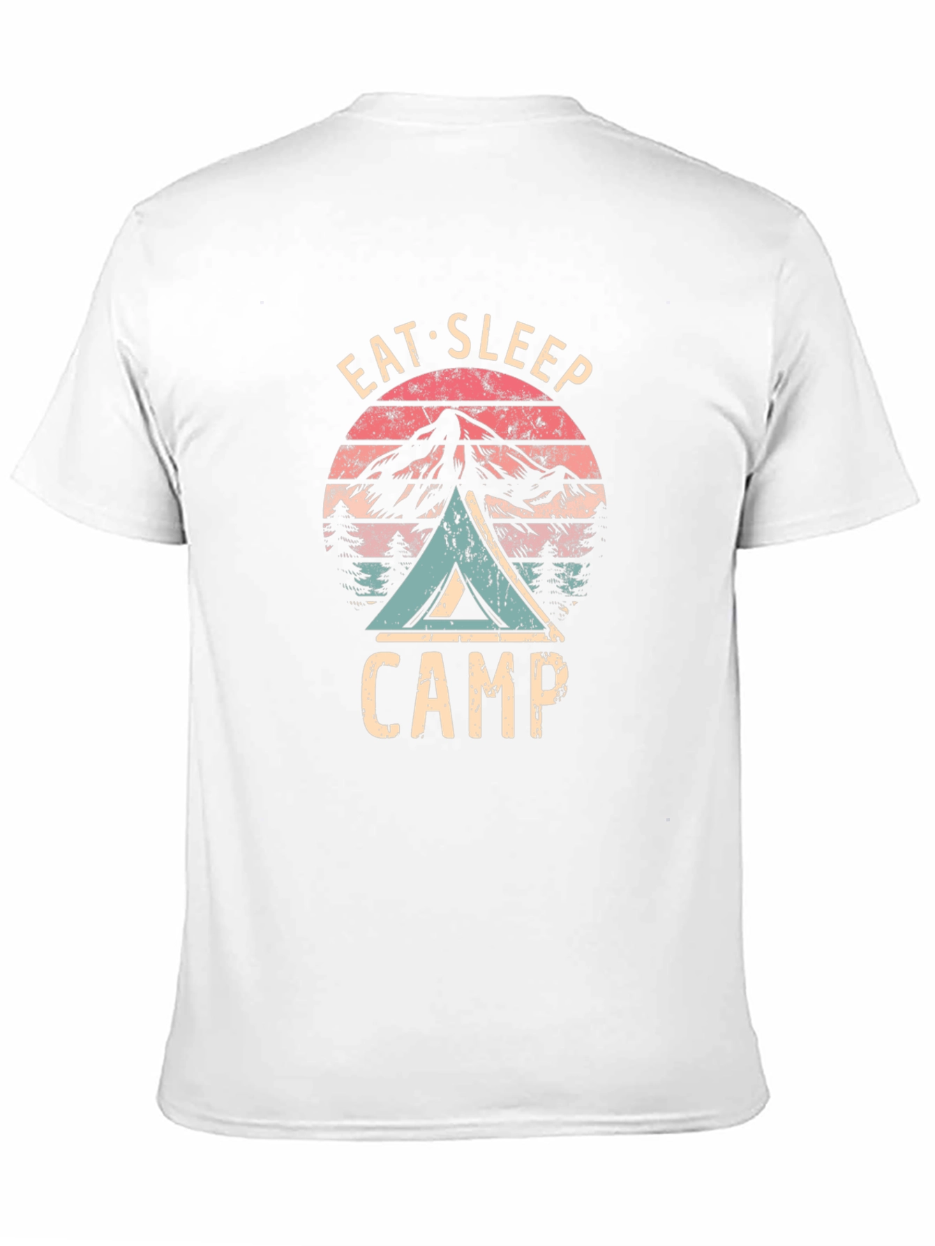 Eat Sleep Camp Graphic Tee - Outdoors Adventure