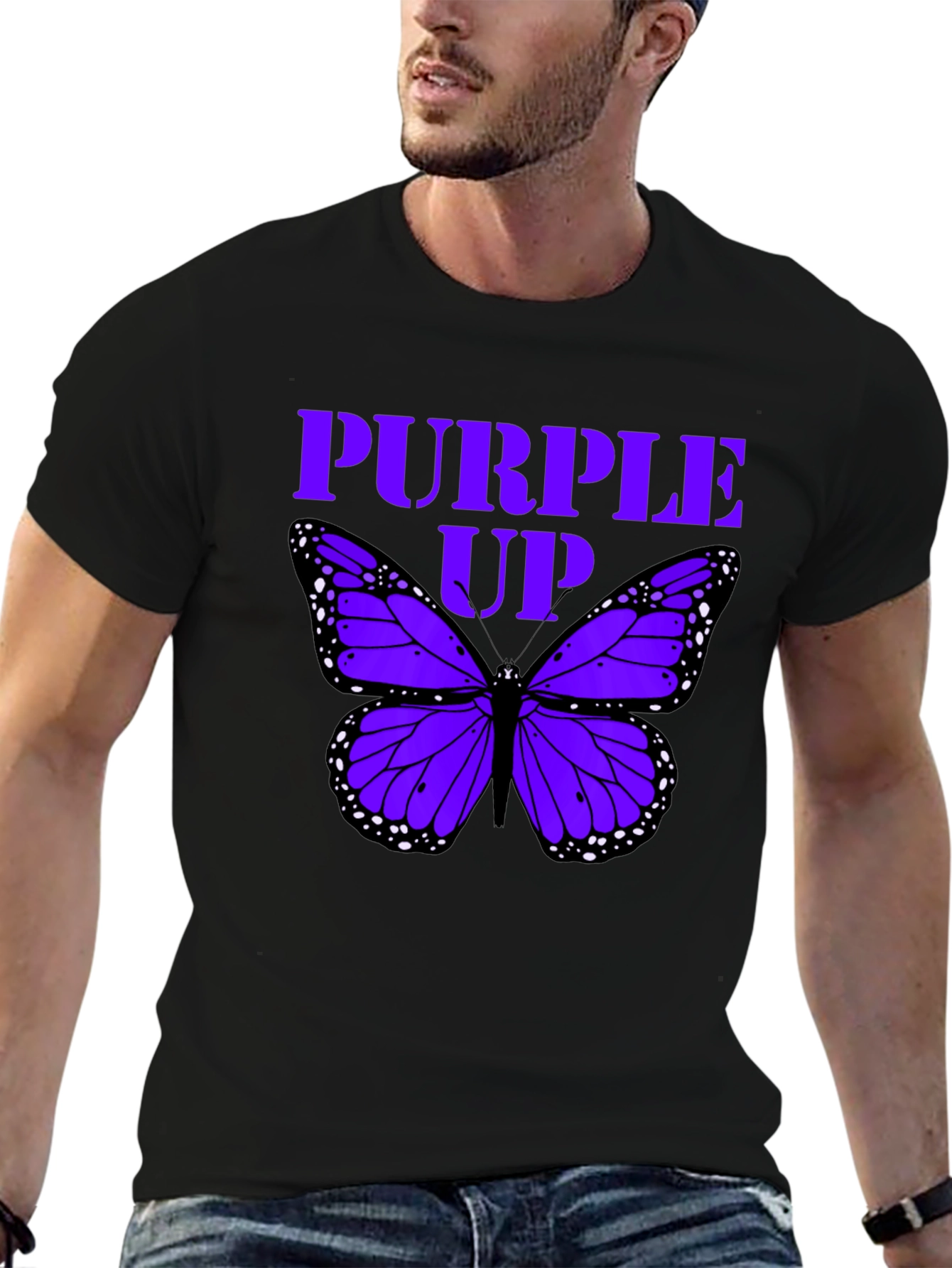 Purple Up Butterfly T-Shirt