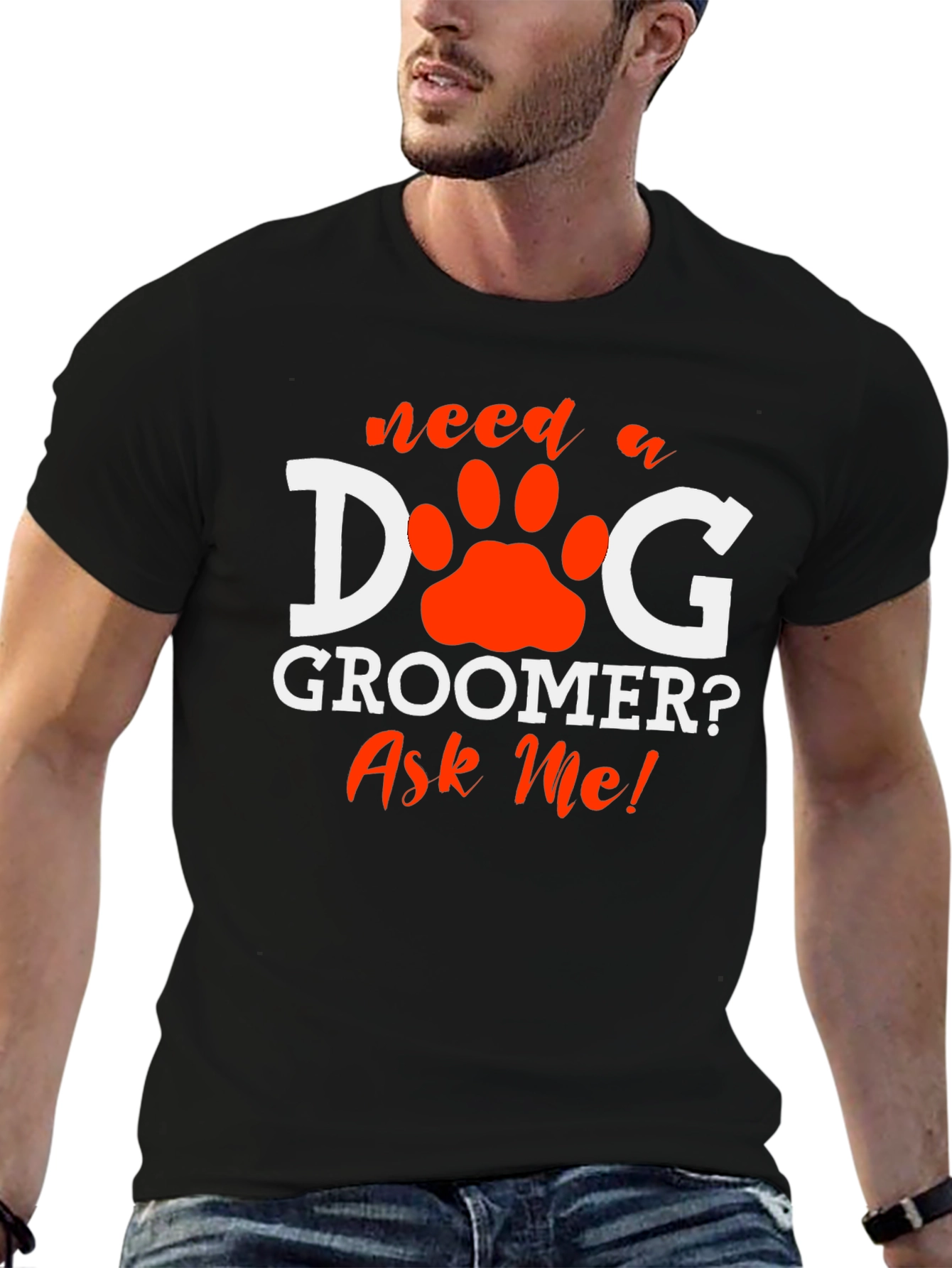 Dog Groomer T-Shirt - Ask Me! Pet Care Apparel
