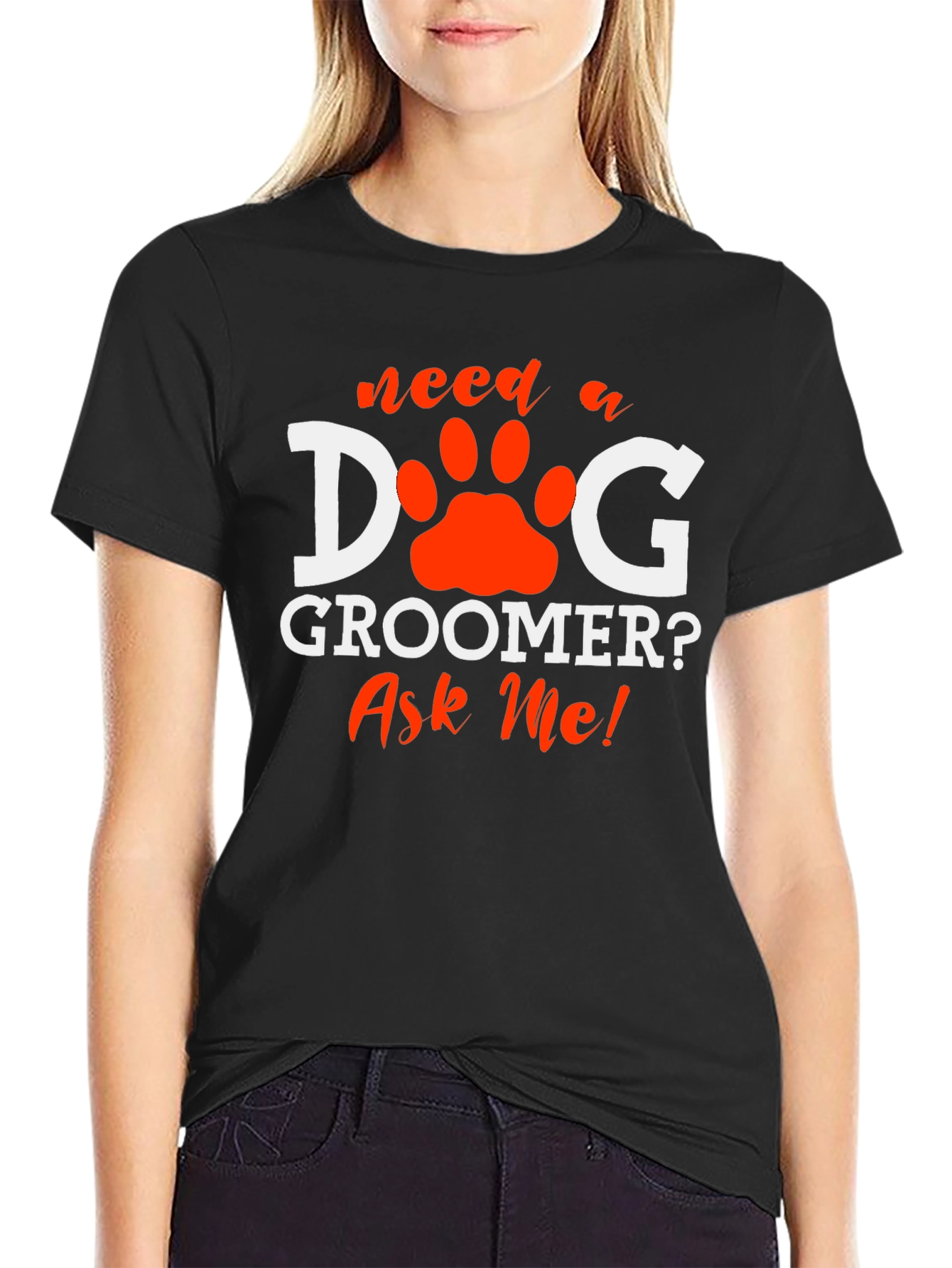 Dog Groomer T-Shirt - Ask Me! Pet Care Apparel