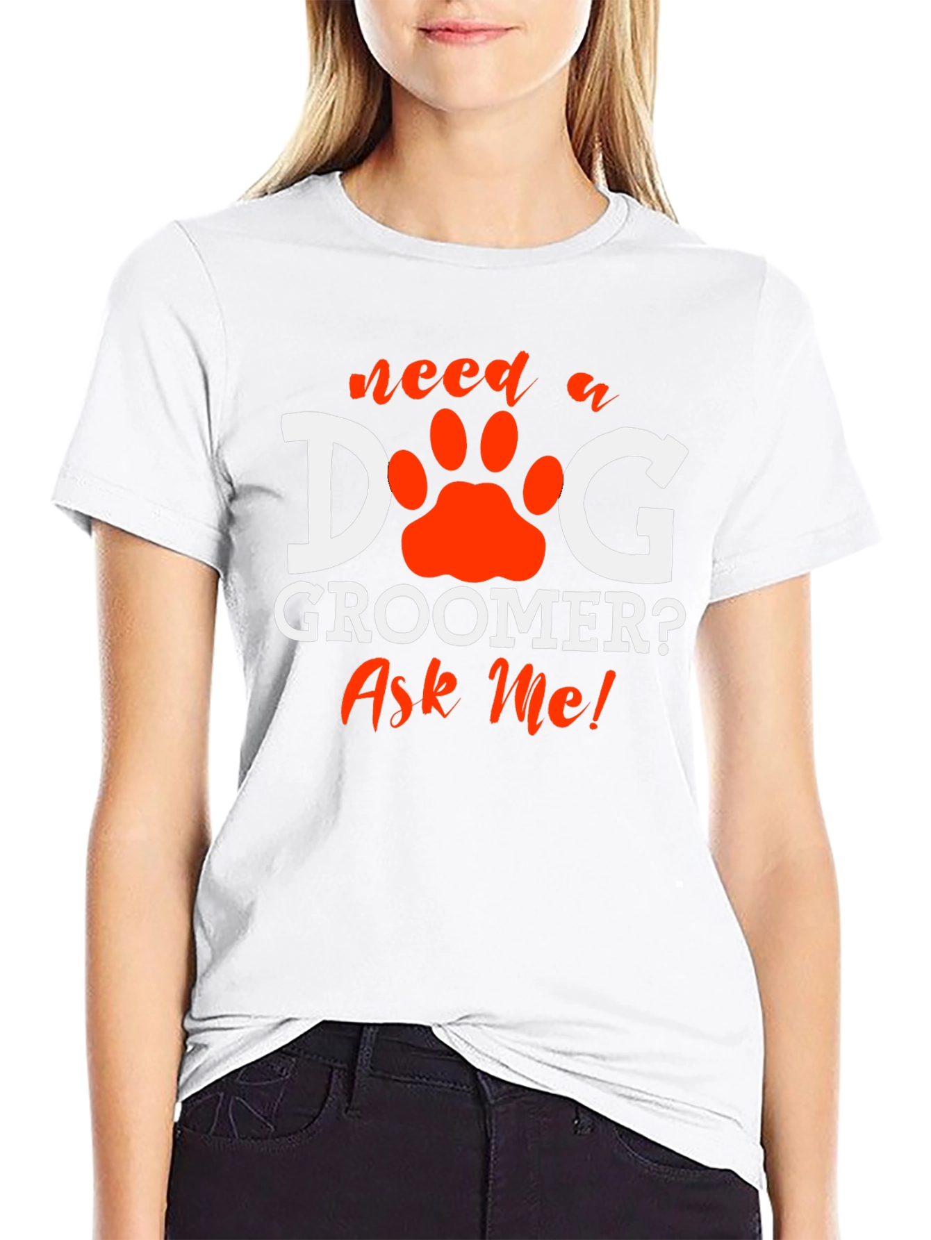 Dog Groomer T-Shirt - Ask Me! Pet Care Apparel
