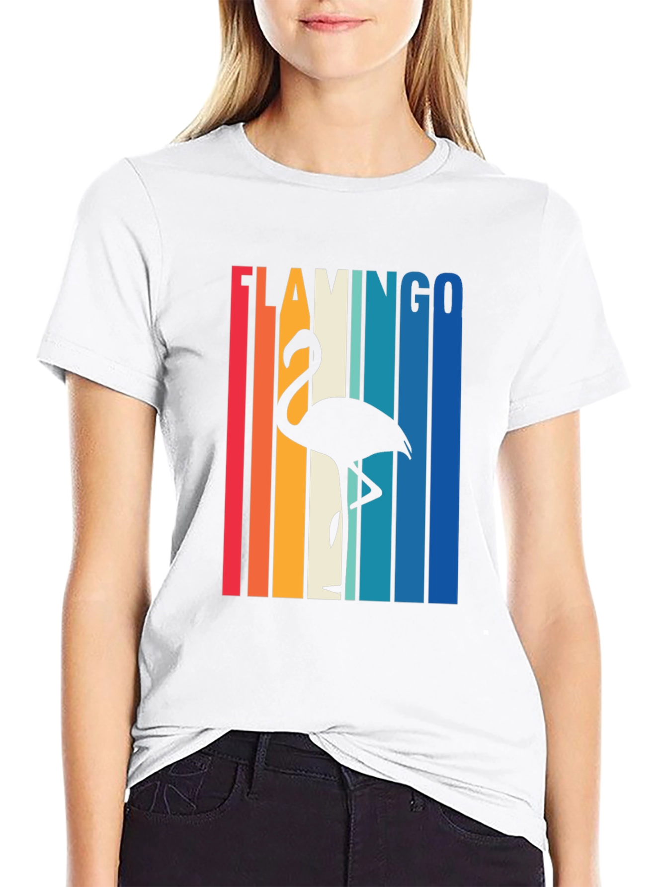 Retro Flamingo Graphic Tee