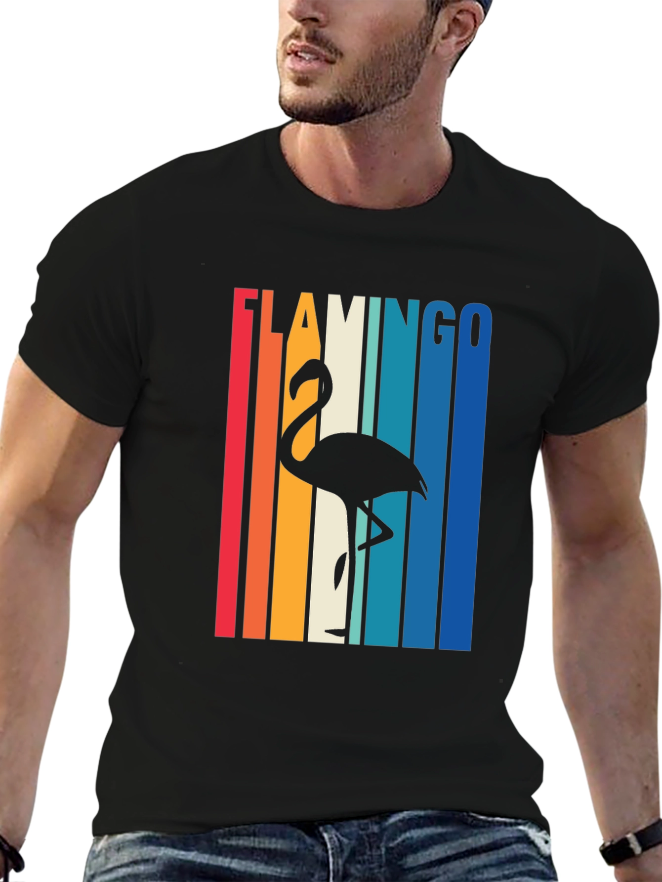 Retro Flamingo Graphic Tee