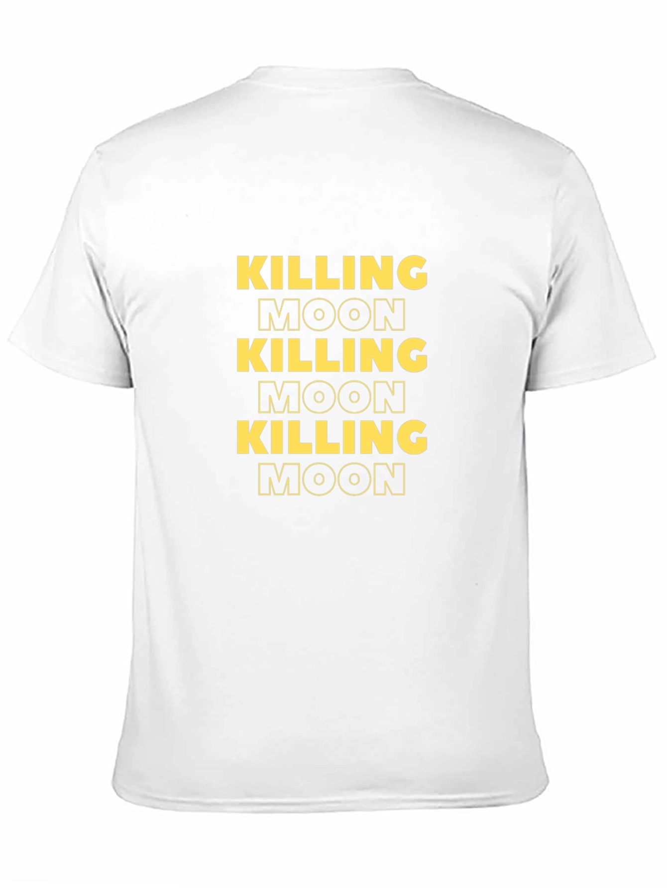 Killing Moon Graphic Tee - Black Cotton T-Shirt
